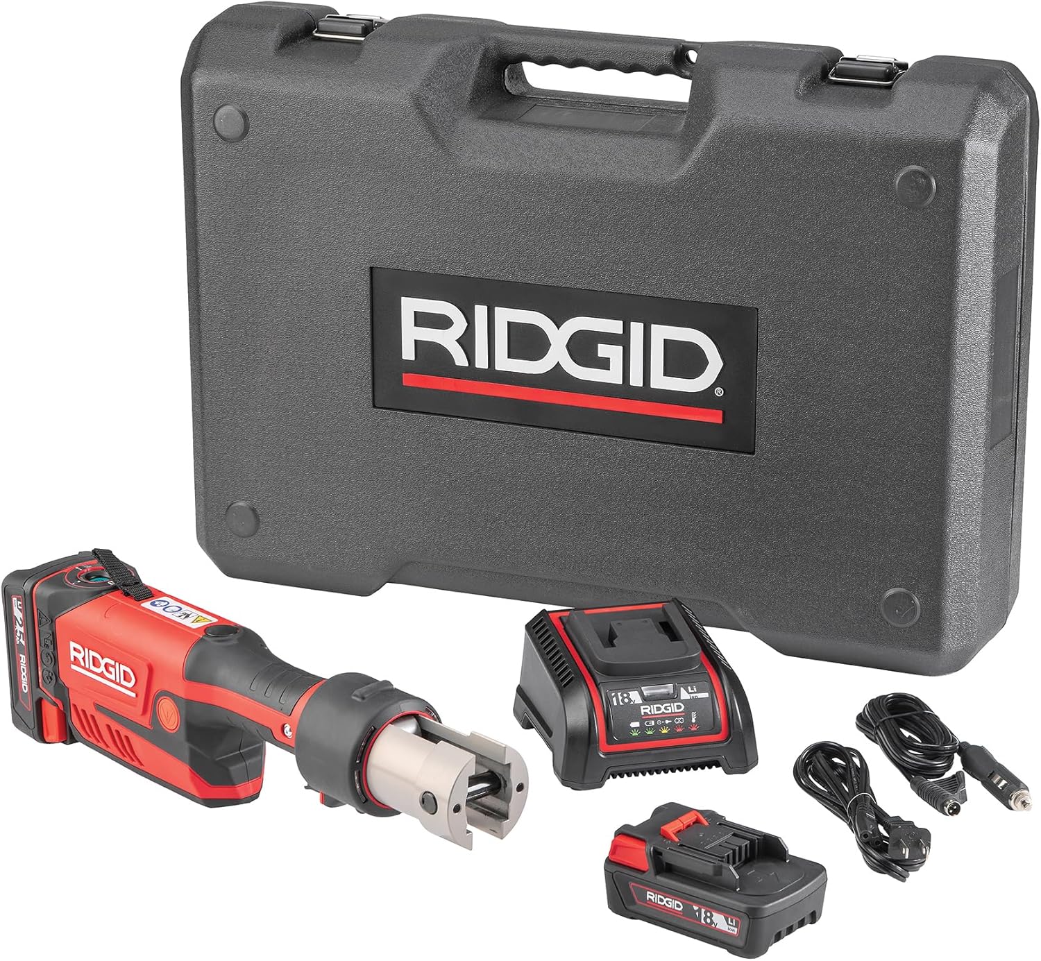RIDGID 67188 Model RP 351 ProPress Standard Press Tool and Battery Kit with ProPress Tool, Battery, Charger, and Case