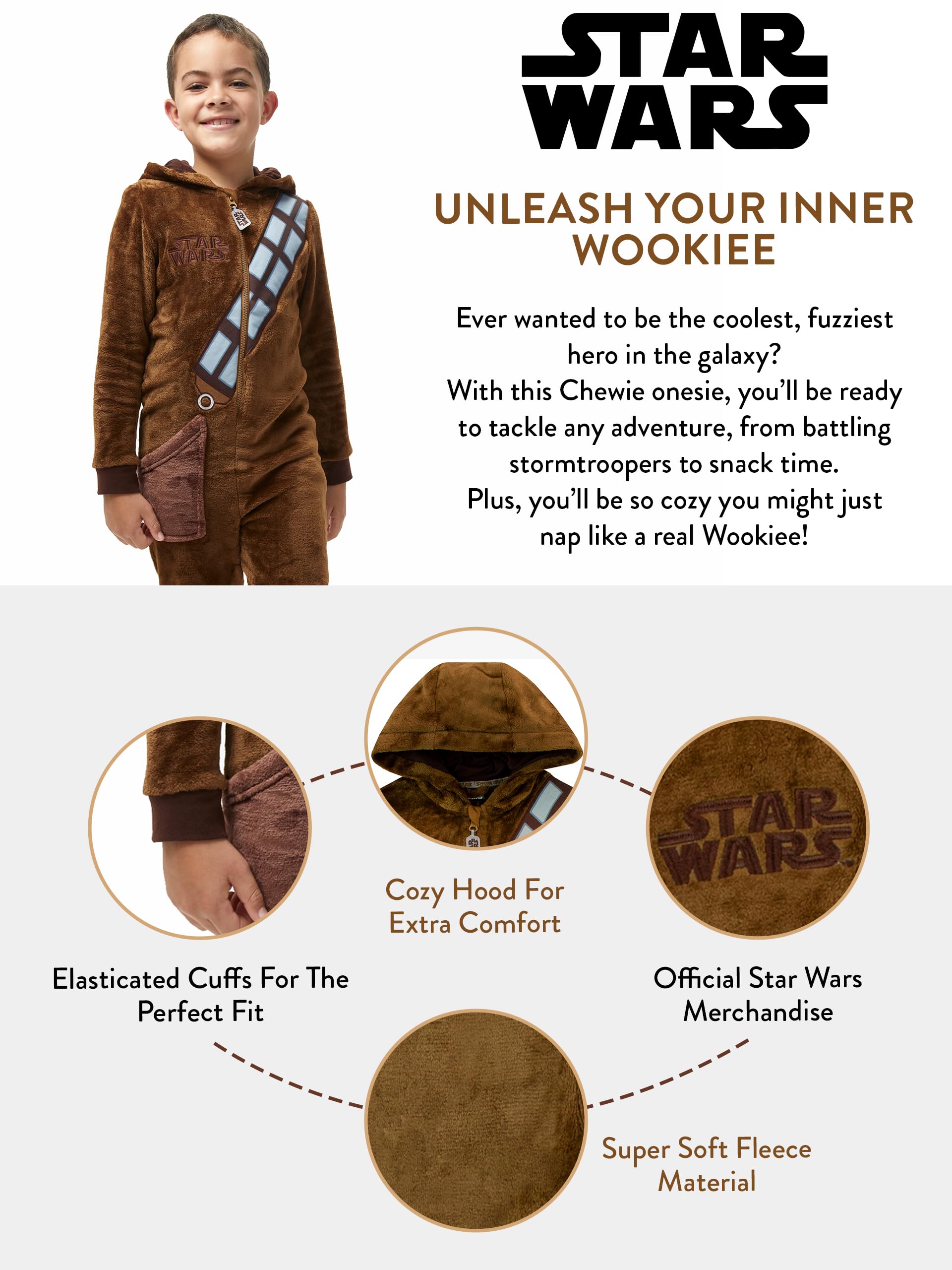 Star Wars Chłopcy Onesie Chewbacca