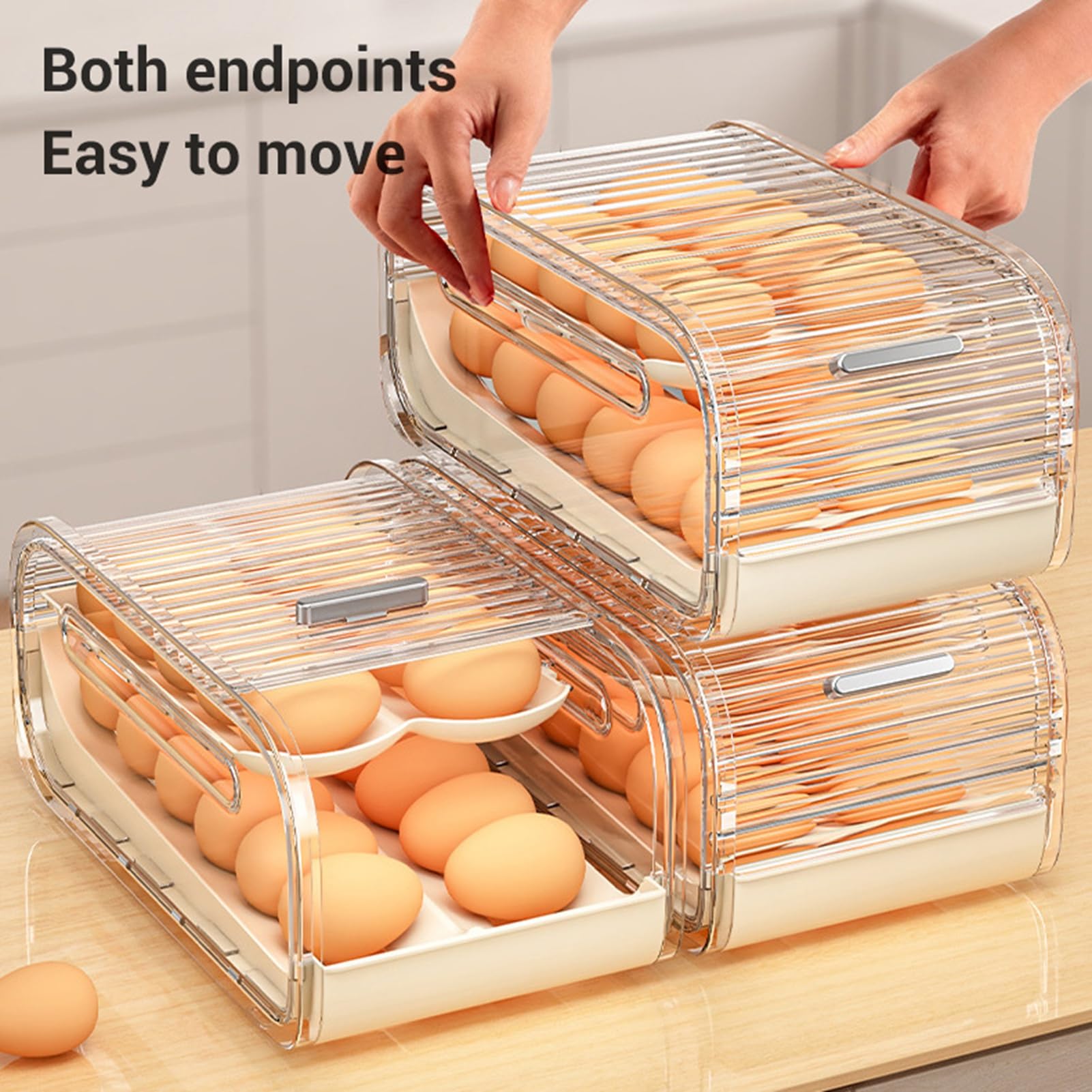 Eierbox Kühlschrank Organizer für 22 Eier