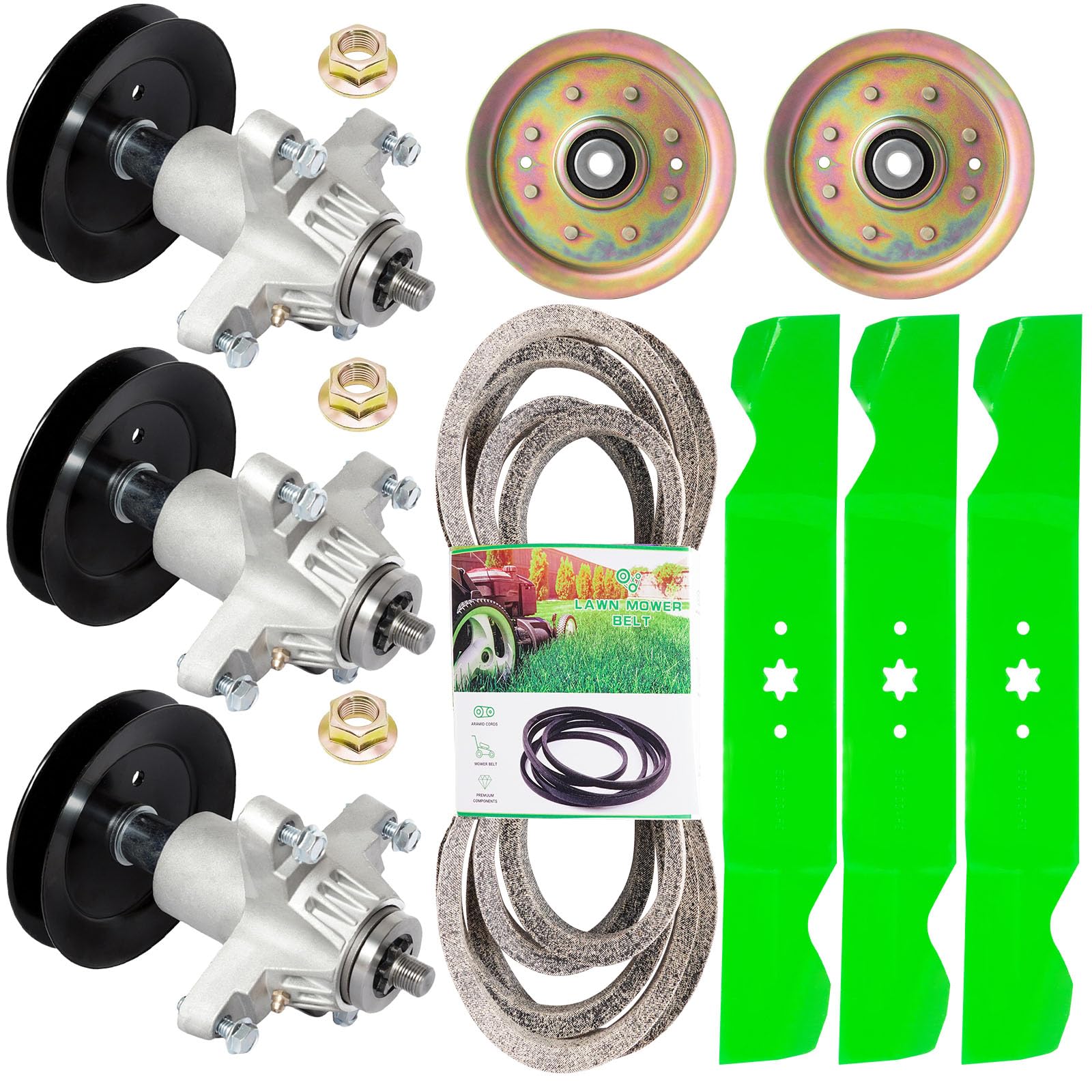 Amazon.com : Lawn Mower Deck Rebuild Kit for Cub Cadet MT D White