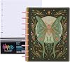 Happy Planner Disc-Bound 12-Month Jul. 2025–Jun. 2026 Classic Horizontal Planner Bundle with 100-Sheet Planner Refill-Paper Pack, Mystic Moths