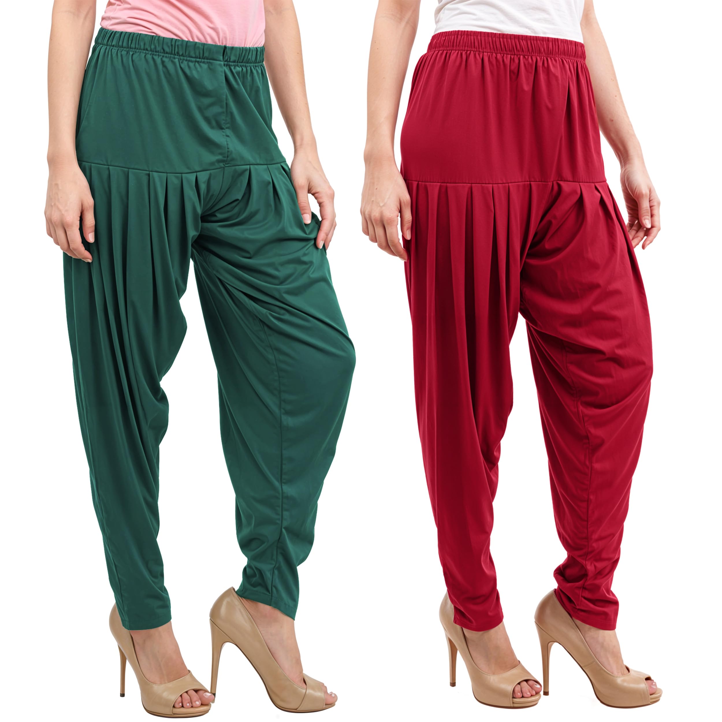 buy that trendz Women's Viscose Dhoti Patiyala Salwar Harem Bottoms Pants-picture-34
