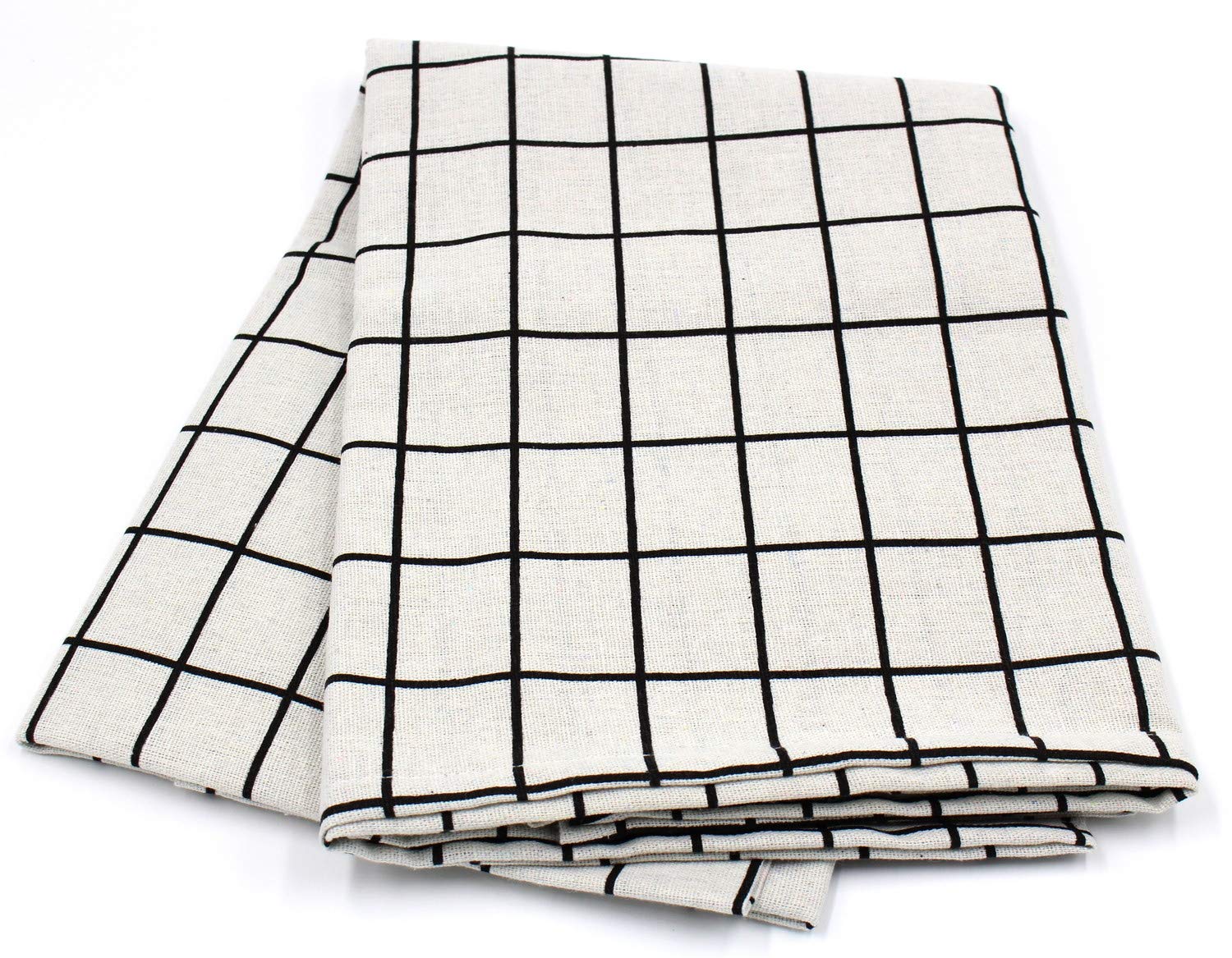 ♪SAWAN テーブルクロス シンプル 格子柄 グレー 布 ハンドメイド 815vKM3CmoL._AC_UF894,