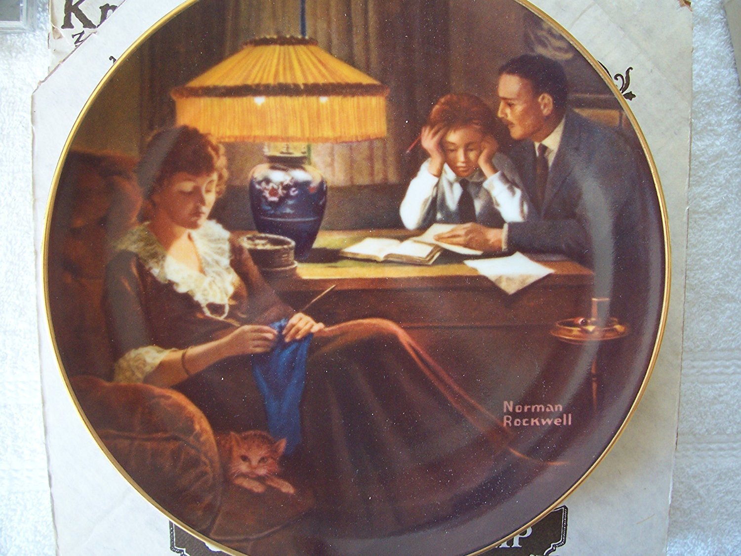 Amazon.com: Edwin Knowles Norman Rockwell Collector Plate