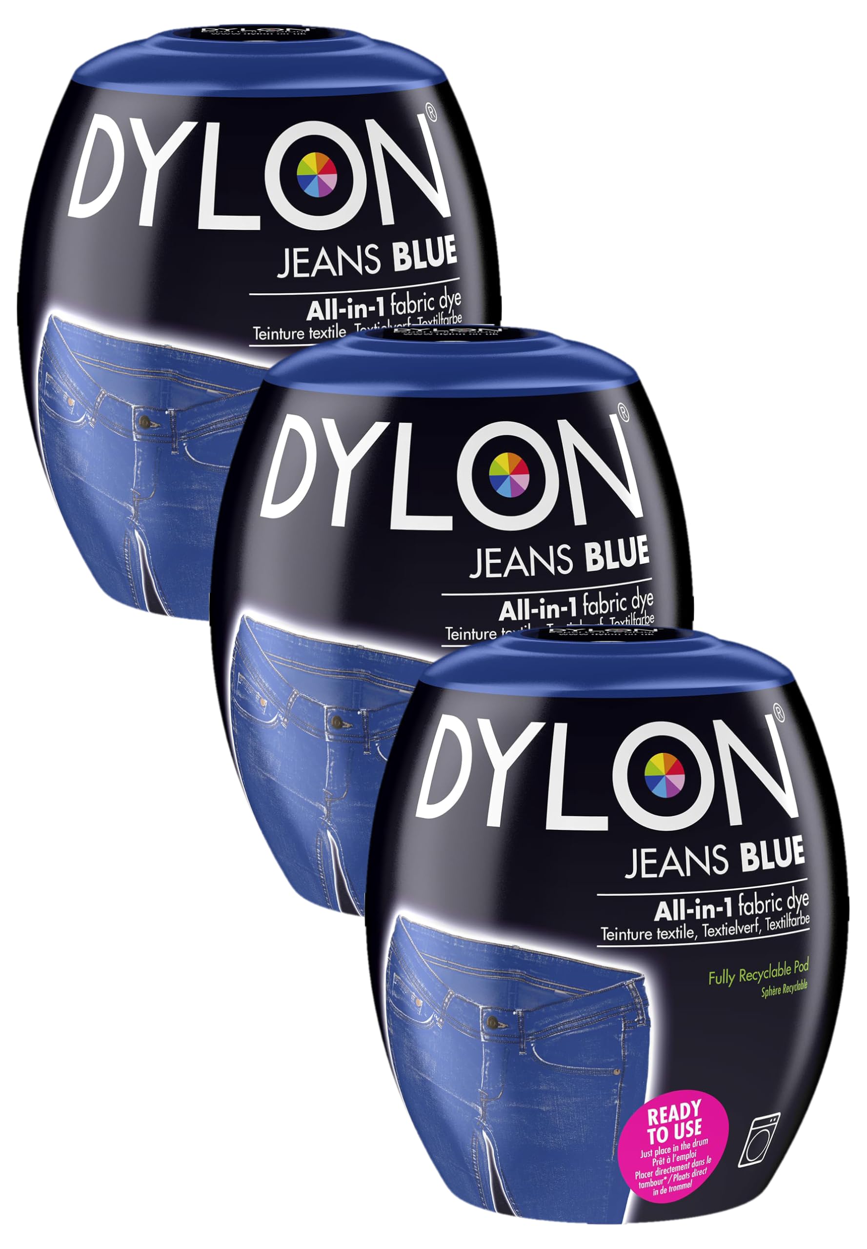 Dylon Dying Jeans Darker DYLON Washing Machine Fabric Dye Pod For