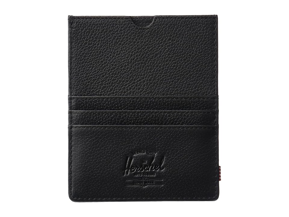 

Herschel Supply Co. Eugene Leather RFID (Black Pebbled Leather) Wallet Handbags