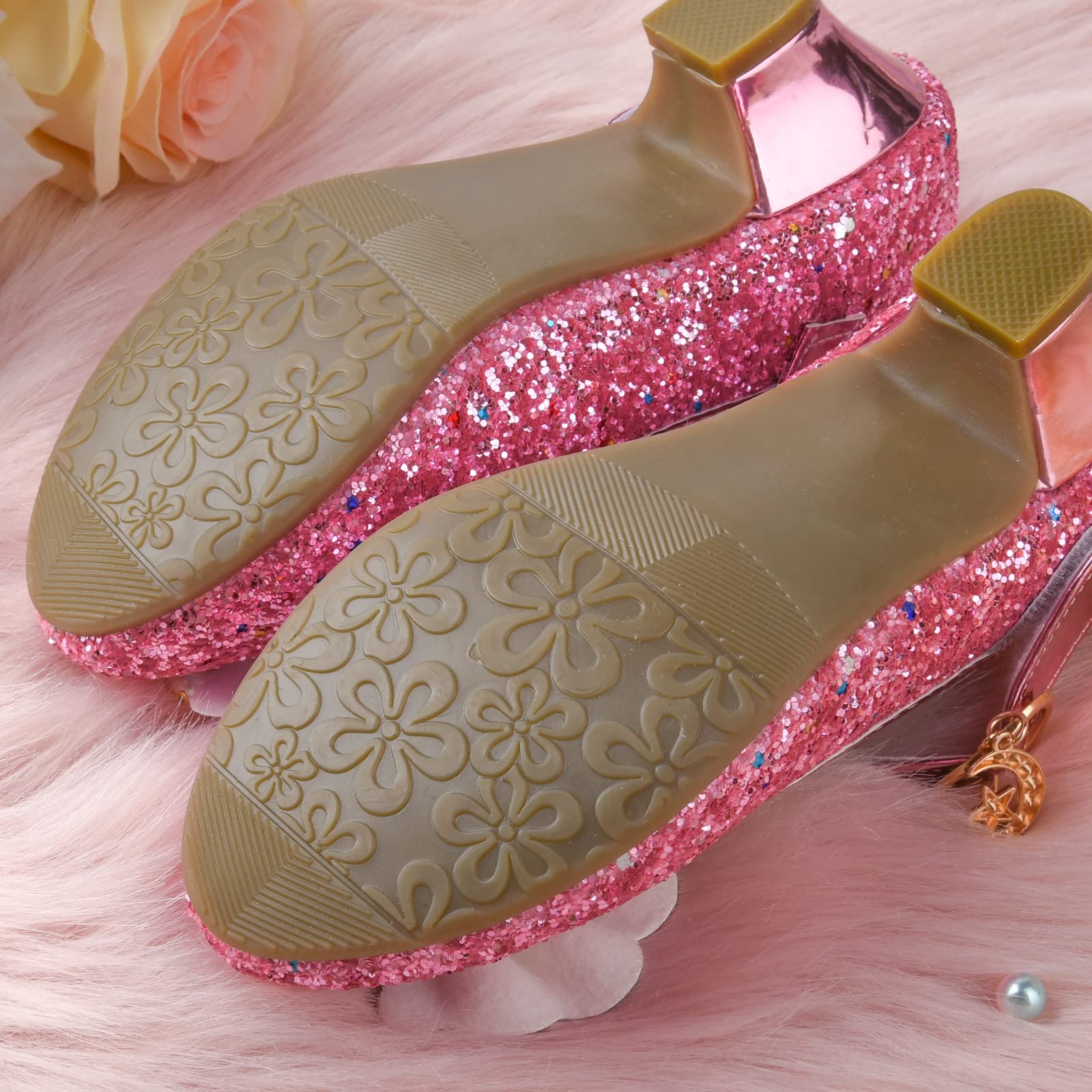 JerrisApparel Prinzessin Schuhe Mädchen Karneval Party Hochzeit Mary Janes