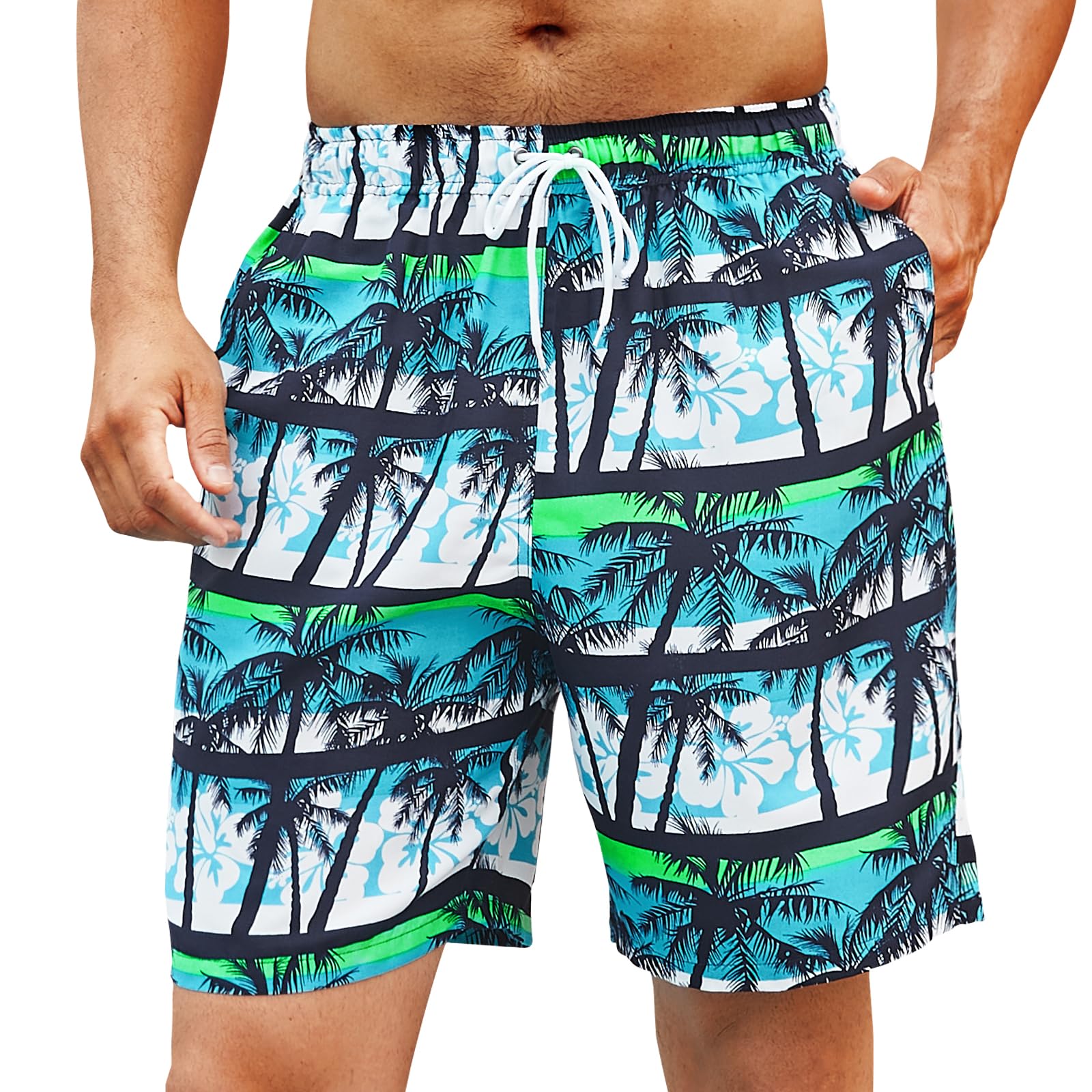 Enlision Bañador Hombre Secado Rápido Bañadores de Natación Pantalones Cortos de Baño para Hombres Bermudas Shorts Playa Surfero Vacaciones S-3XL