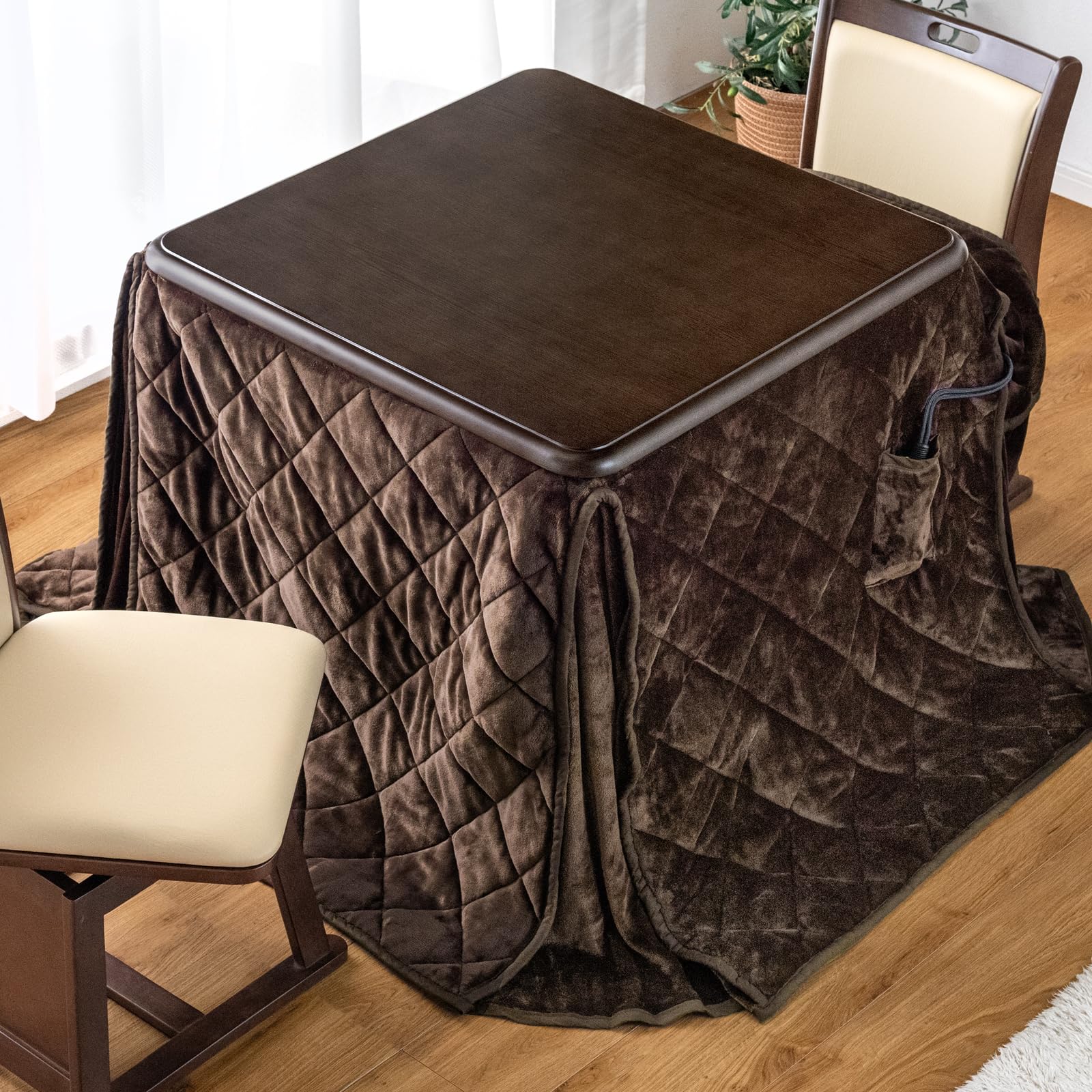 Amazon.co.jp : タンスのゲン こたつ2点セット【速暖2秒！600Wハロゲン