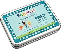 Vista 6 de Funkins - Fiambrera escolar para niños, divertidas tarjetas para inspiración, motivación, afirmaciones positivas y amor de padres a hijos, sin