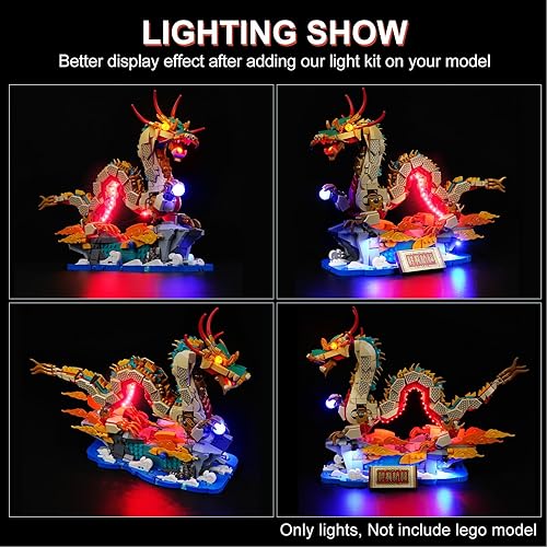 Miniatura 9 de Kit de iluminación LED para Lego Marvel Venomized Groot 76249, luz LED compatible con modelos de bloques de construcción Lego 76249 (no incluye