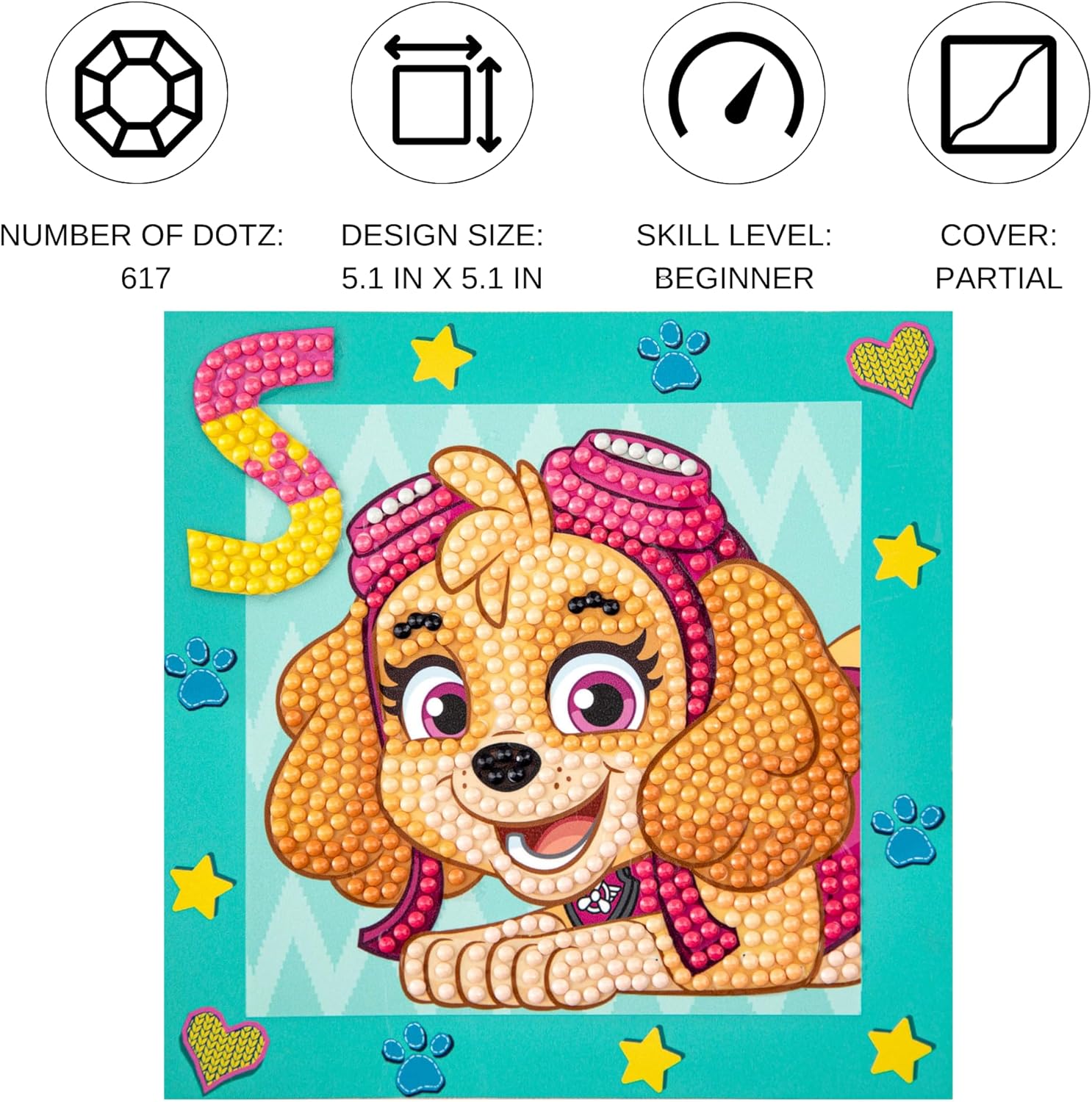 DIAMOND DOTZ PAW Patrol Skye