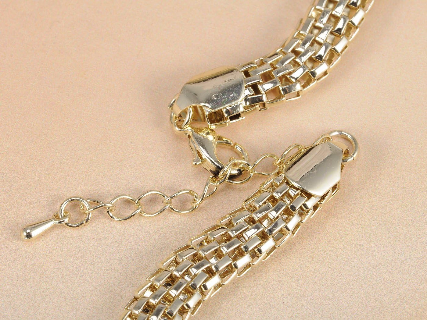 Alilang Royal Black Enamel Sculpted Lion Pendant Rhinestone Accented Necklace - Image 5