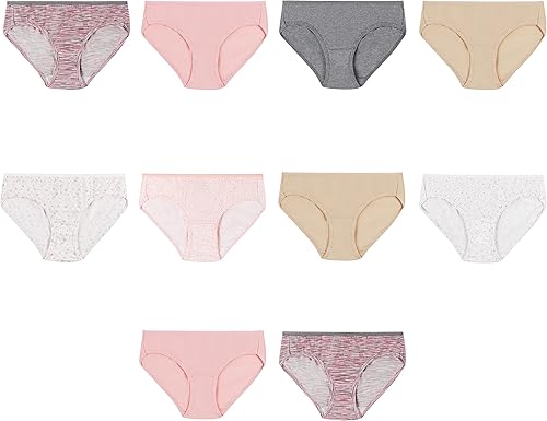 Hanes - Calzones surtidos para niñas y niñas pequeñas