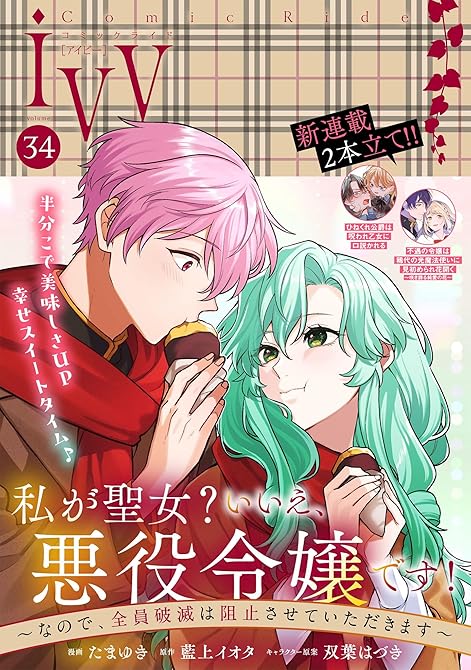 『コミックライドアイビー vol.34』の表紙イラスト 電子書籍 漫画