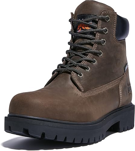 Timberland PRO Direct Attach - Botas para hombre (puntera suave, antideslizantes, impermeables, 6pulgadas)