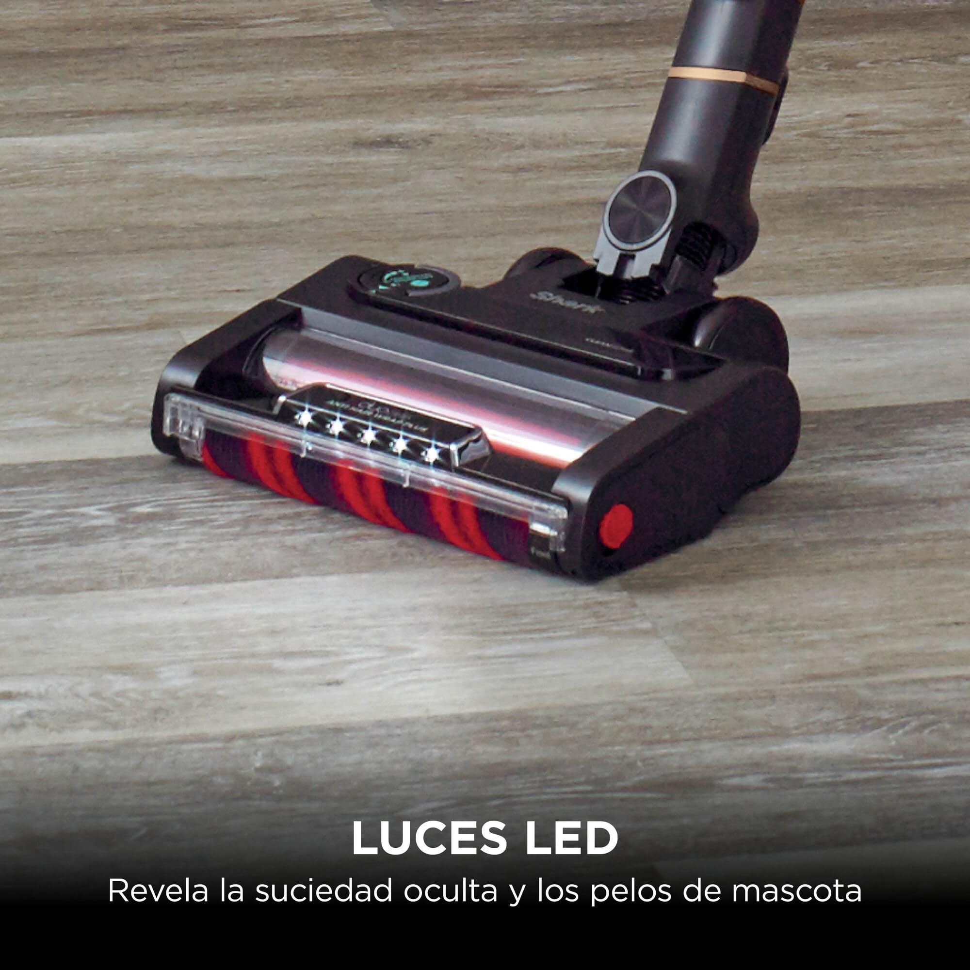 Shark Stratos Aspiradora sin Cable - Hasta 60 Minutos de Autonomía con Clean Sense IQ y Anti Hair Wrap - Incluye Kit de Limpieza para Coche - Cobre, IZ400EUTBK