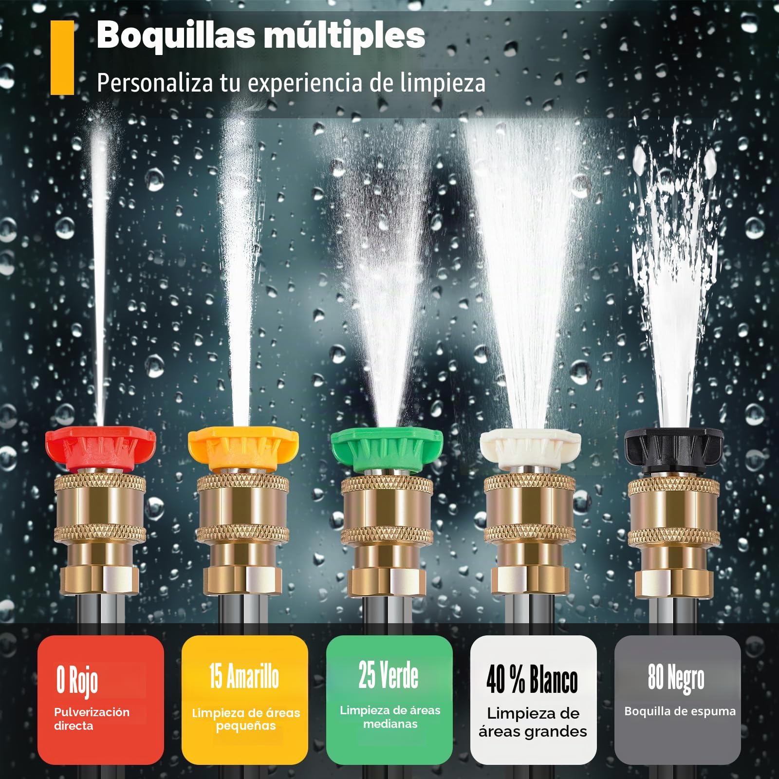 Juego de limpiador de alta presión de gasolina, 7,5 CV, limpiador de superficies industrial, vapor, limpiador a presión de gasolina, para la limpieza de suelos, plantas