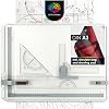 OfficeTree Drawing Board A3 Set - Geo Board 37 x 50 cm - 7 pcs. Architecture Equipment - Architecture Drawing Set - Drafting Table with Carrying Bag and Technical Drawing Equipment