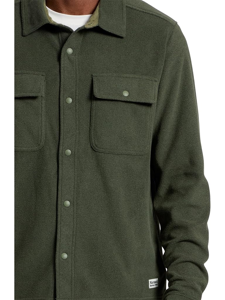 Olive Marmot Felton Fleece Long Sleeve Shirt