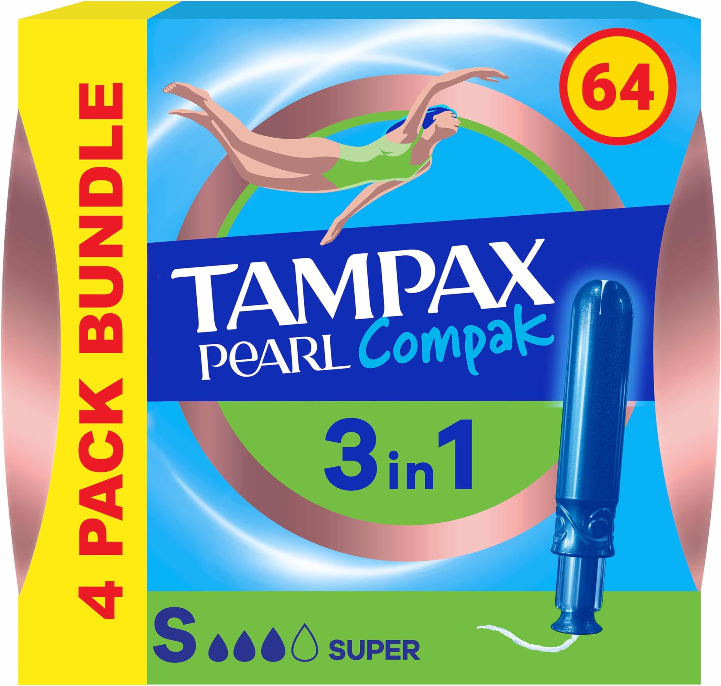 Compak Pearl Tampons Super 16CT CSx4