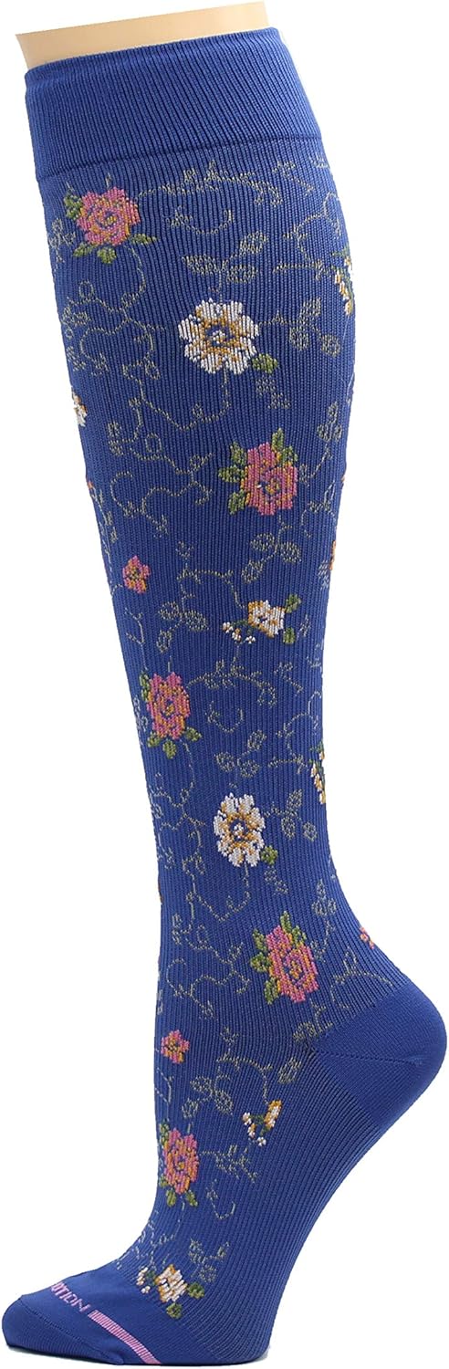 5 Pairs Dr. Motion Therapeutic Graduated 8-15mmHg Compression Women's Knee-hi Socks - Image 2