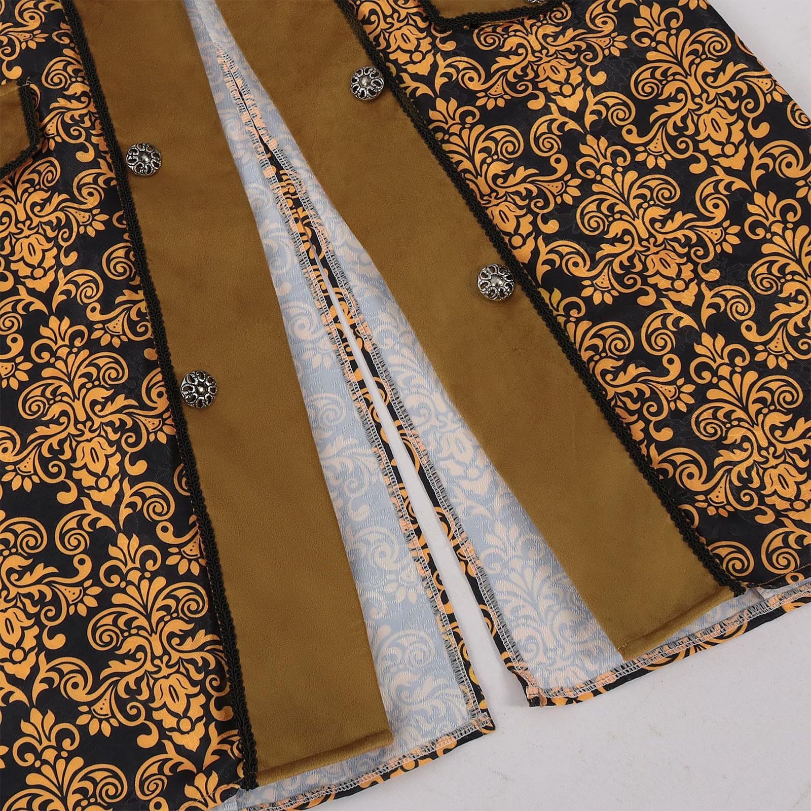 Mittelalter Steampunk Herren, Mittelalter Kleidung Herren, Smoking Mittelalter Kleidung Herren Frack Jacke Steampunk Mantel Gothic Vikings Gehrock Für Karneval Fasching Kostüm