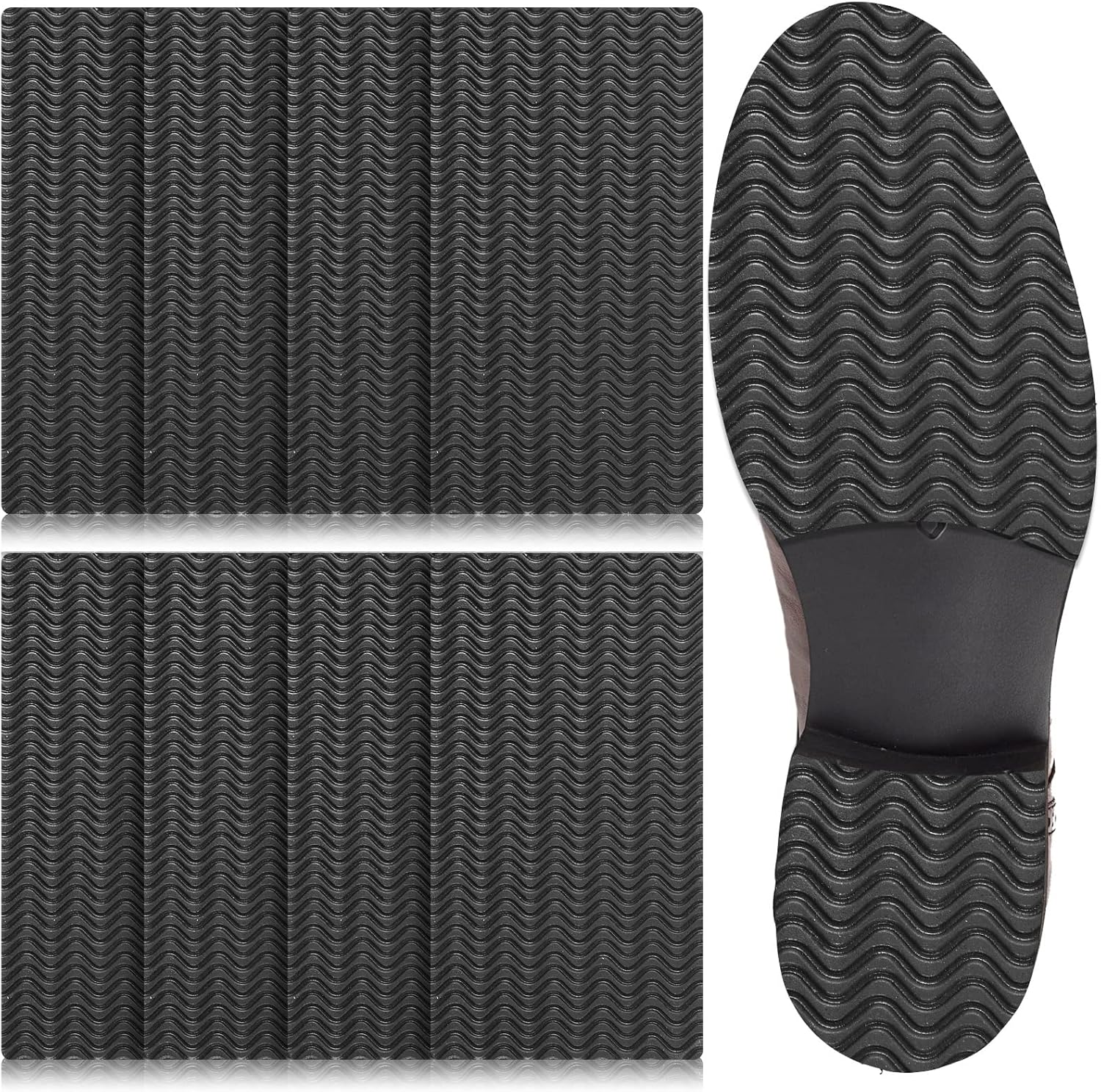 8 Pcs Shoe Grips on Bottom of Shoes No Slip Shoes Pads Self Adhesive Sole Protector Anti Slip