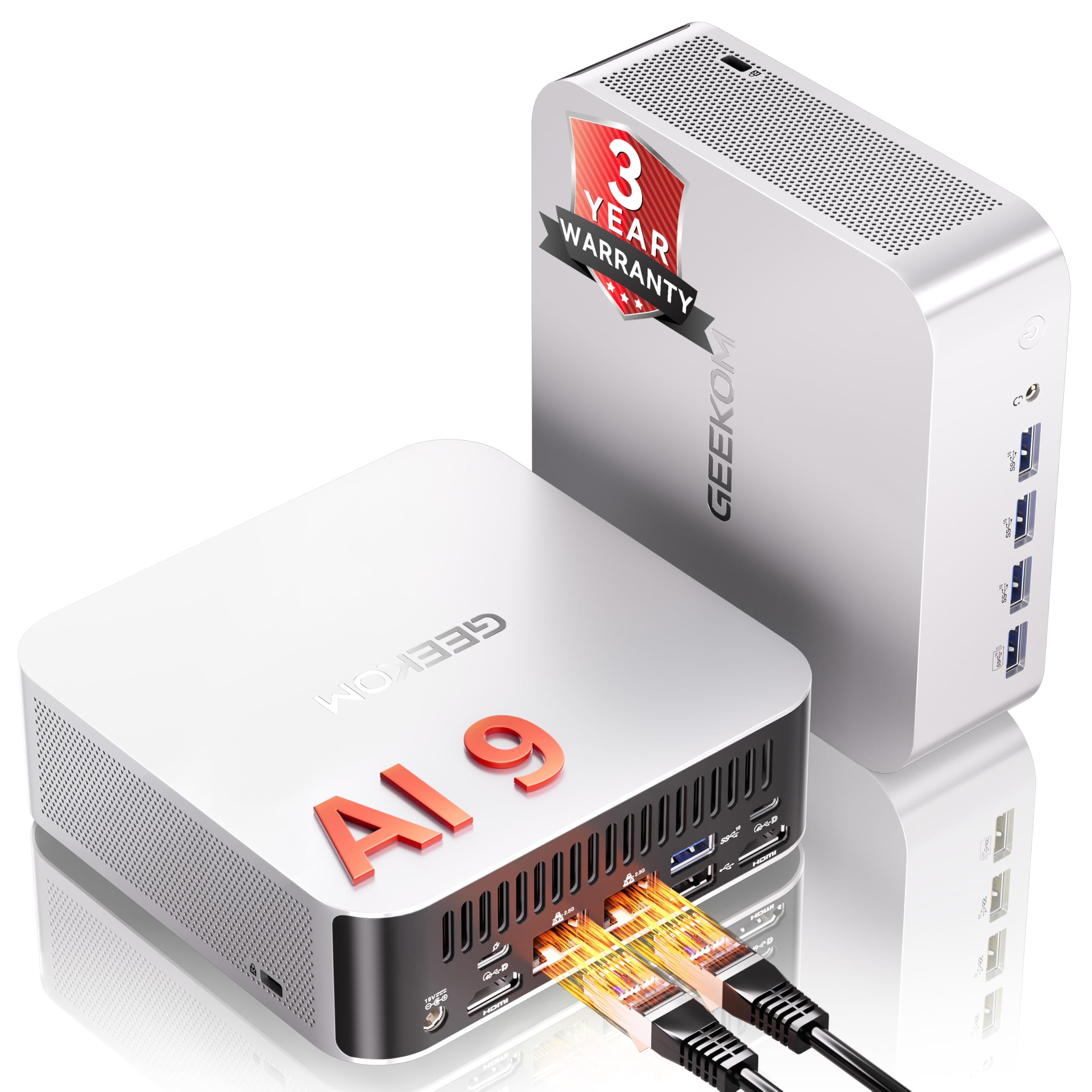 使用短め GEEKOM A9 MAX／AMD Ryzen AI 9 HX 370 Amazon.com: GEEKOM A9 Max AI Mini PC, with AMD Ryzen AI 9 HX 370