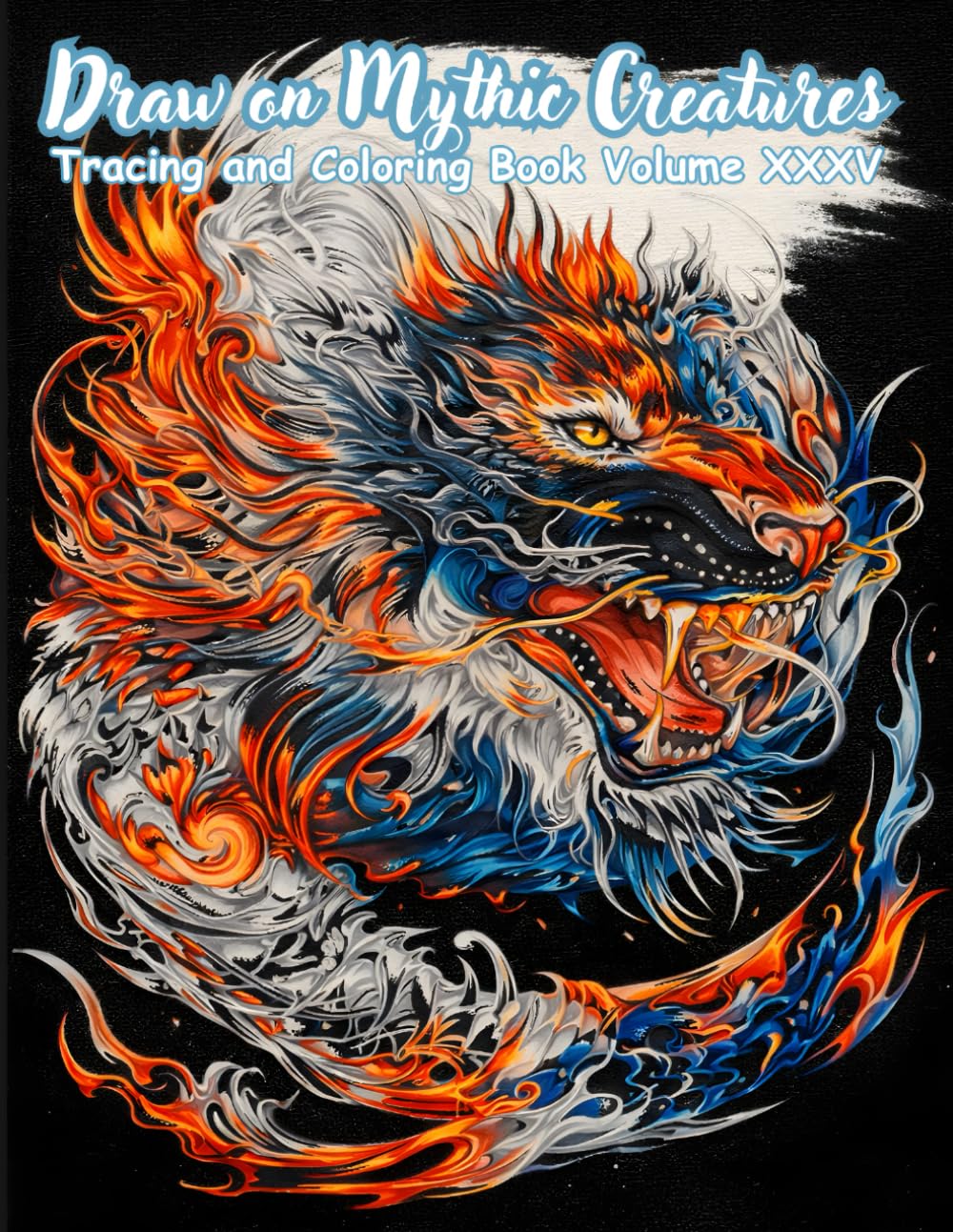 Draw on Mythic Creatures Tracing and Coloring Book Volume XXXV: 50 Detailed Fantasy Designs for Relaxation and Focus – Trace the Lines, Enhance Your ... (Mystic Lines Tracing & Coloring Series)