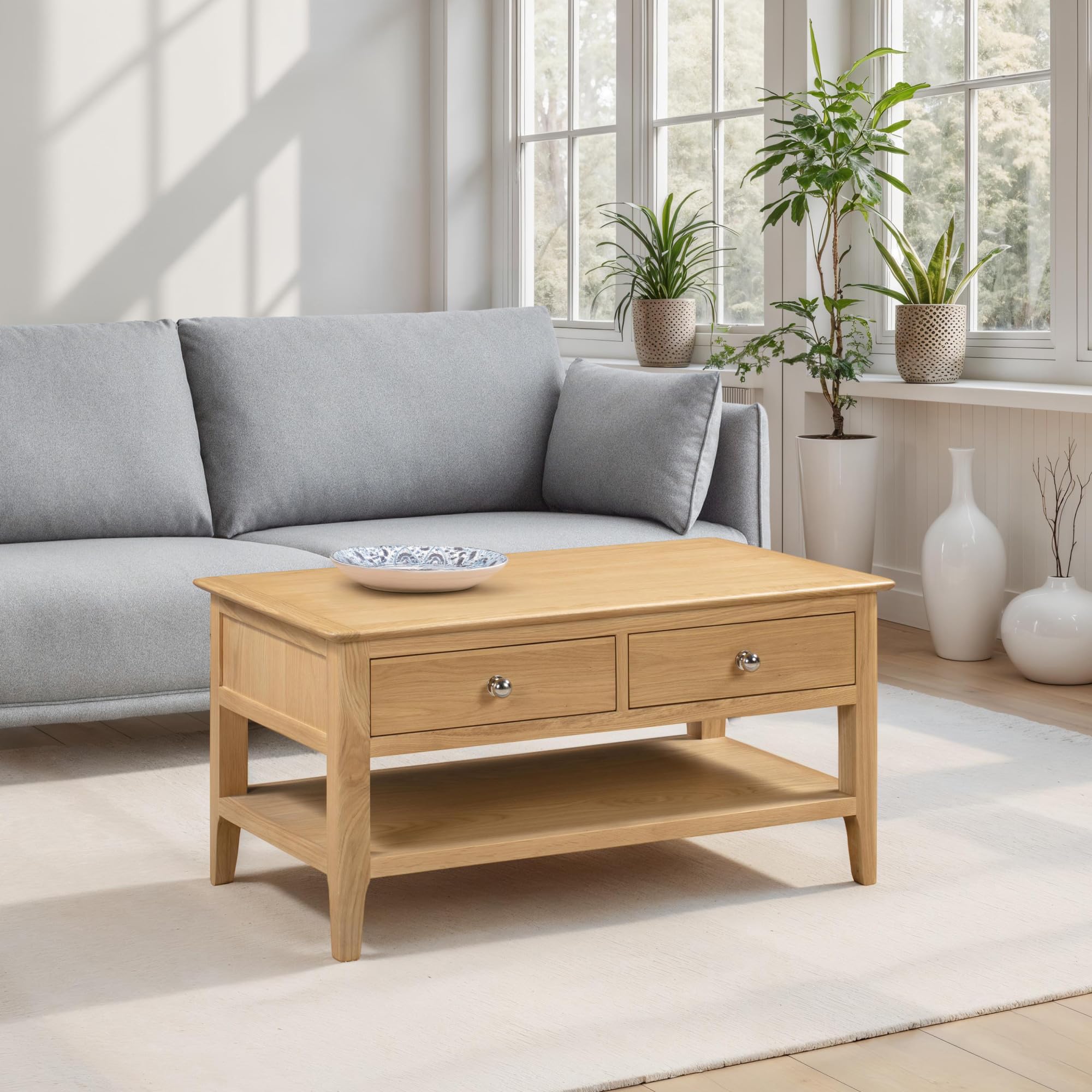 Julian Bowen Table basse Cotswold, chêne