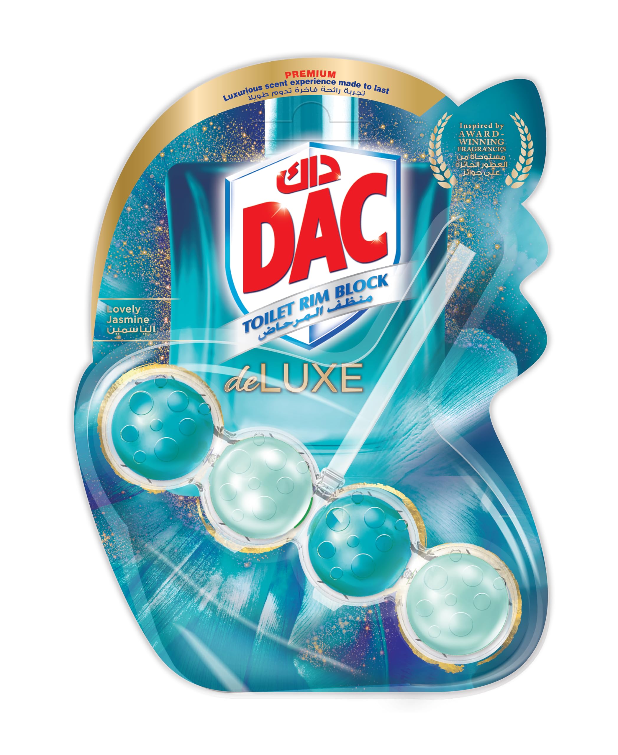 Toilet Rim Block Deluxe Lovey Jasmine 50g