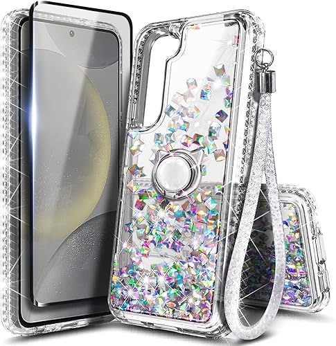 Miniatura 337 de NGB Supremacy Funda compatible con Samsung Galaxy S22 Plus (5G de 6.6 pulgadas) con protector de pantalla (cobertura máxima, TPU flexible), soporte