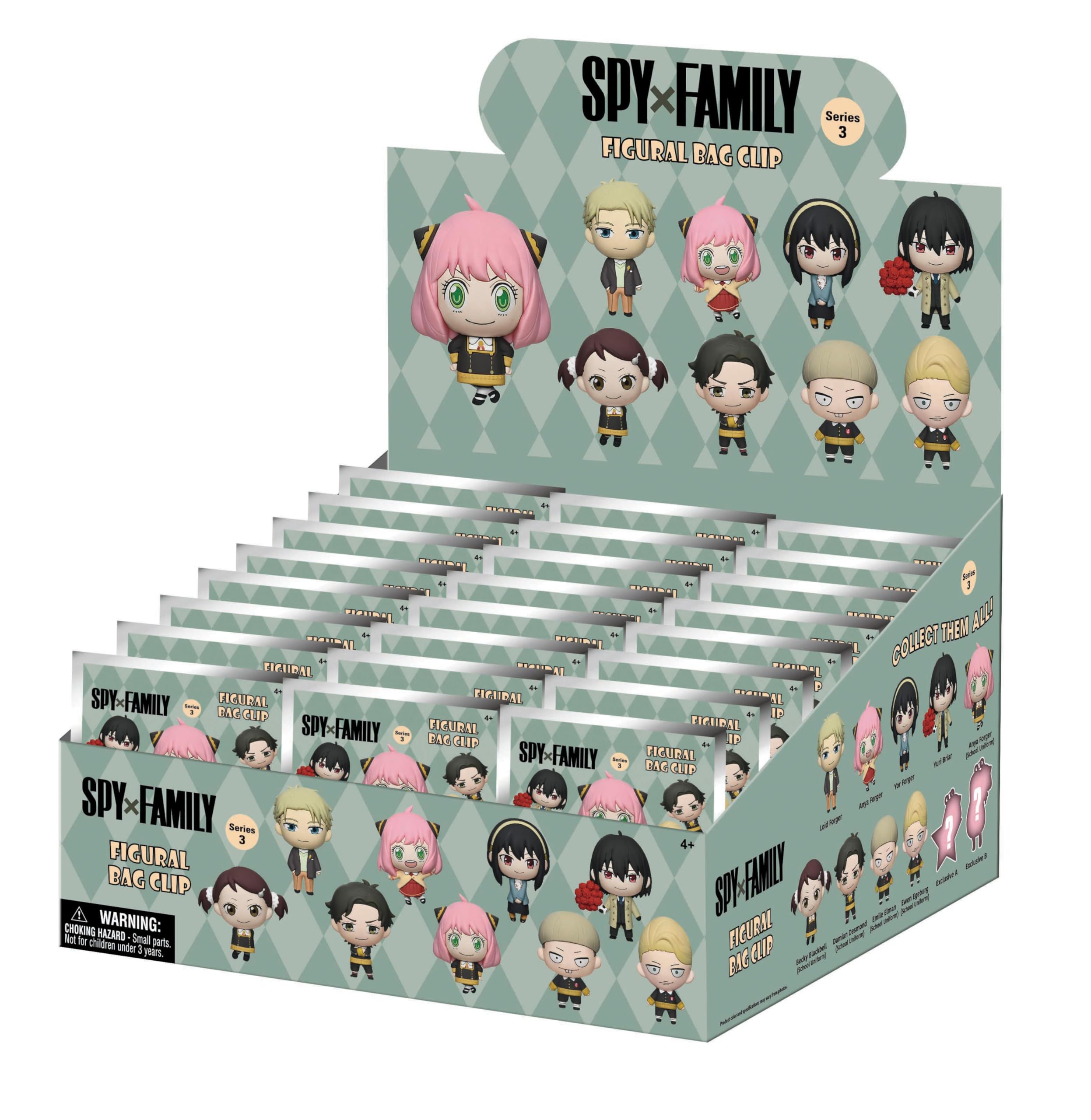 Spy x Family Series 7,6 – Clipe de bolsa colecionável de 12,7 cm
