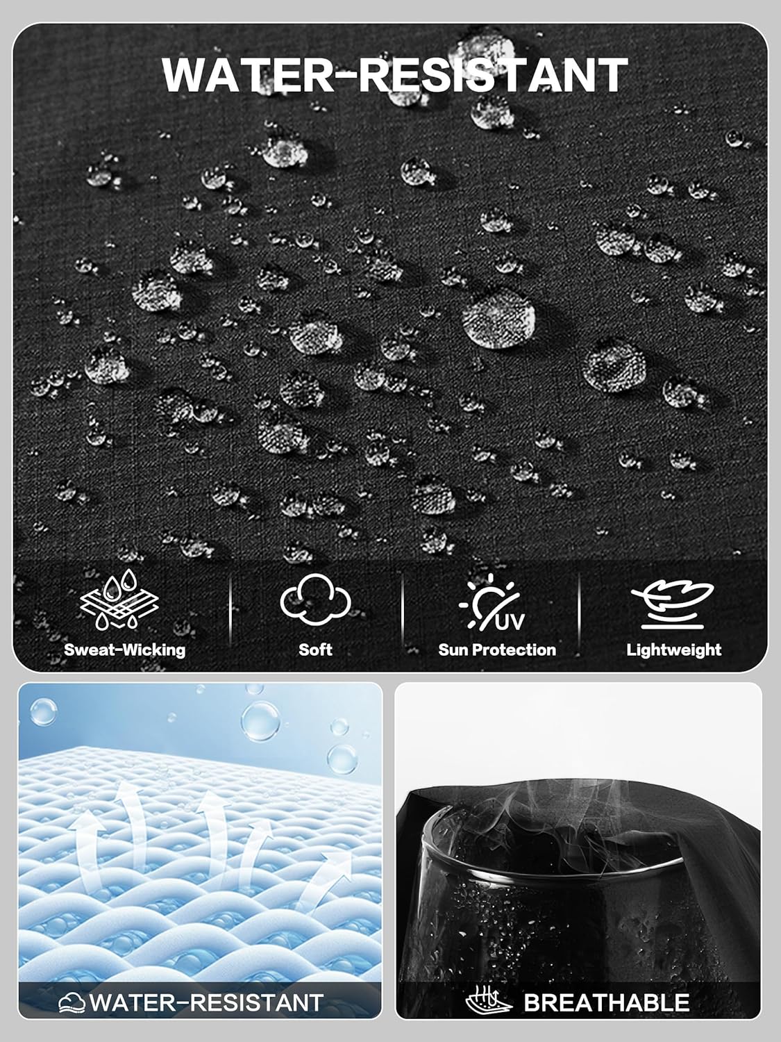 Mens Hiking Pants Convertible Quick Dry Water Resistant Lightweight Zip Off Fishing Outdoor Travel Cargo Pants - Image 6