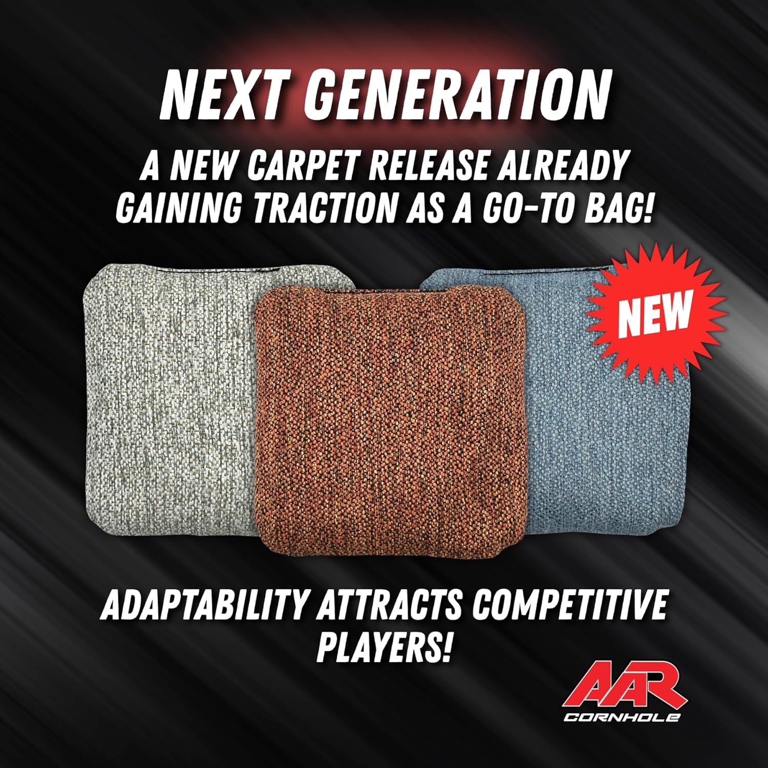 Vandal Cornhole Bags - ACL Pro Stamped 2026 - Set of 4 Bags - Made in The USA - Shock Edition