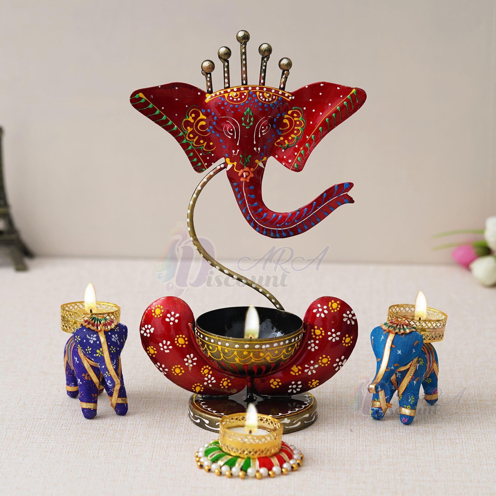 Discount ARA Handicraft Diwali Gift Item/Tealight Holder for Diwali Decoration, Diwali Gift for Collegues/Corporate Premium Gift Item/Deepavali Gift for Family (B0DHYHQXD5) Amazon Price History, Amazon Price Tracker