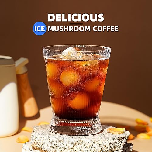 Miniatura 5 de Café de hongos, suplemento en polvo de extracto de 10 hongos (melena de león, reishi, chaga, cordyceps, cola de pavo y otros) Mezcla de café arábica