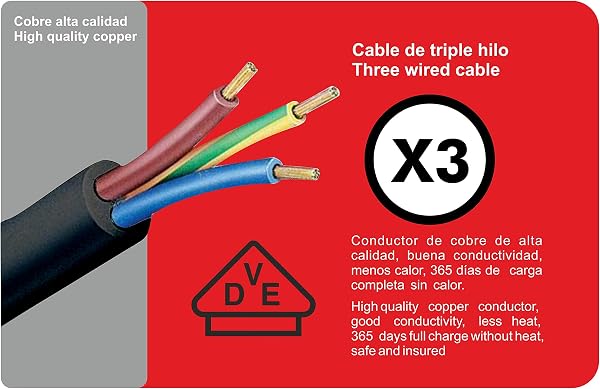 Silver Electronics - Regleta Enchufe con 3 Tomas con Interruptor, Negro, 3 Enchufes, Cable de 1,5 Metros, Protección Infantil, Toma de Tierra - 4