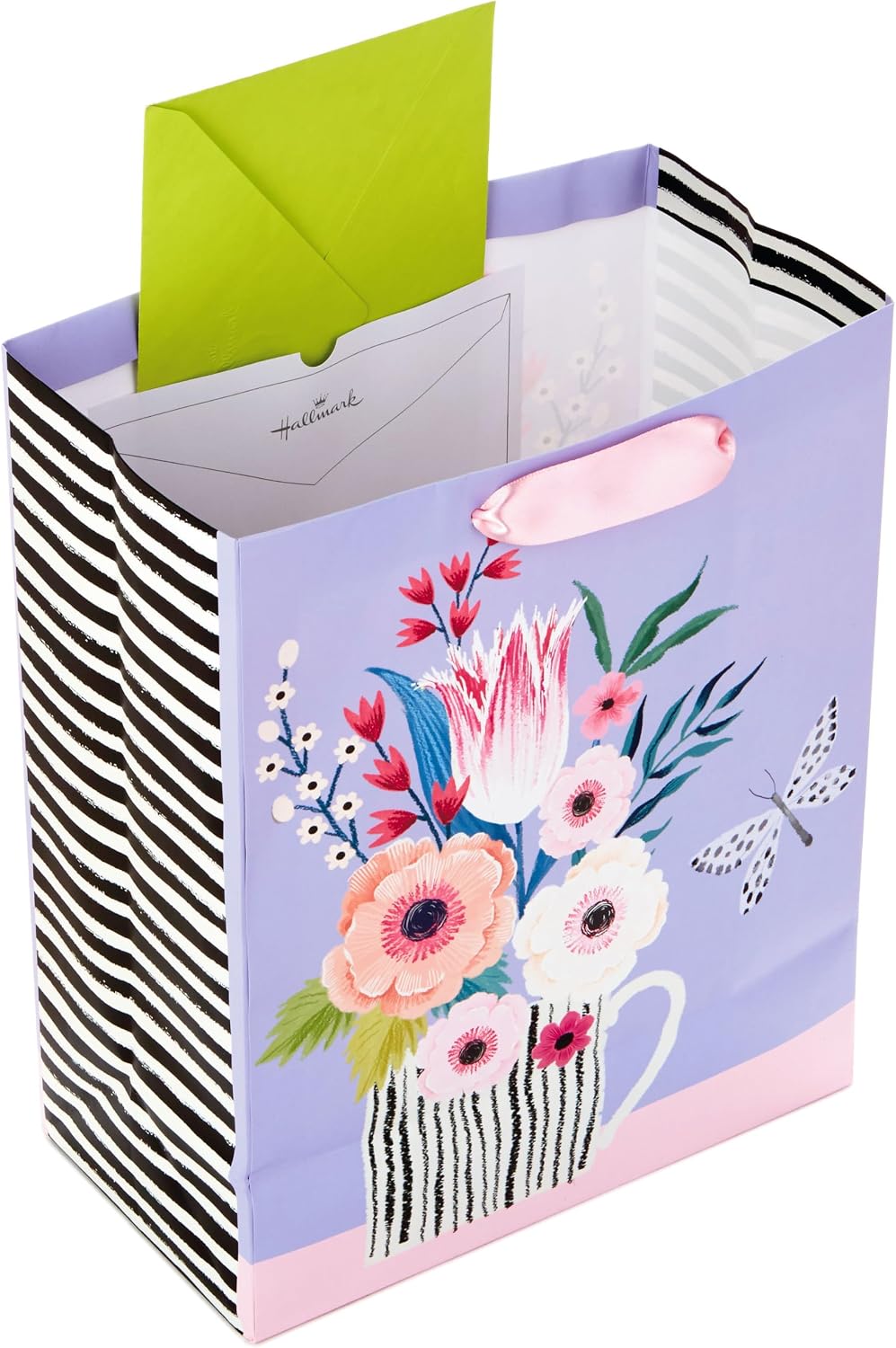 Hallmark Large Mother's Day Gift Bag with Tissue Paper (Flowers, Butterfly) image 4