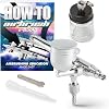 PointZero Dual-Action 7cc22cc Side-Feed Airbrush Set - .3mm Nozzle