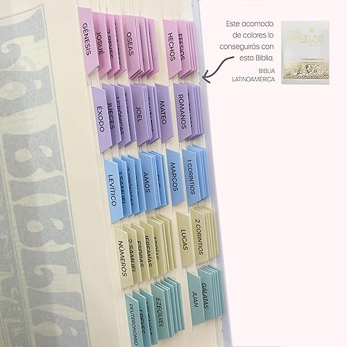 Miniatura 5 de Pestañas para Biblia Católica, en español. Pestañas de la Biblia Católica, en español (Pastel)