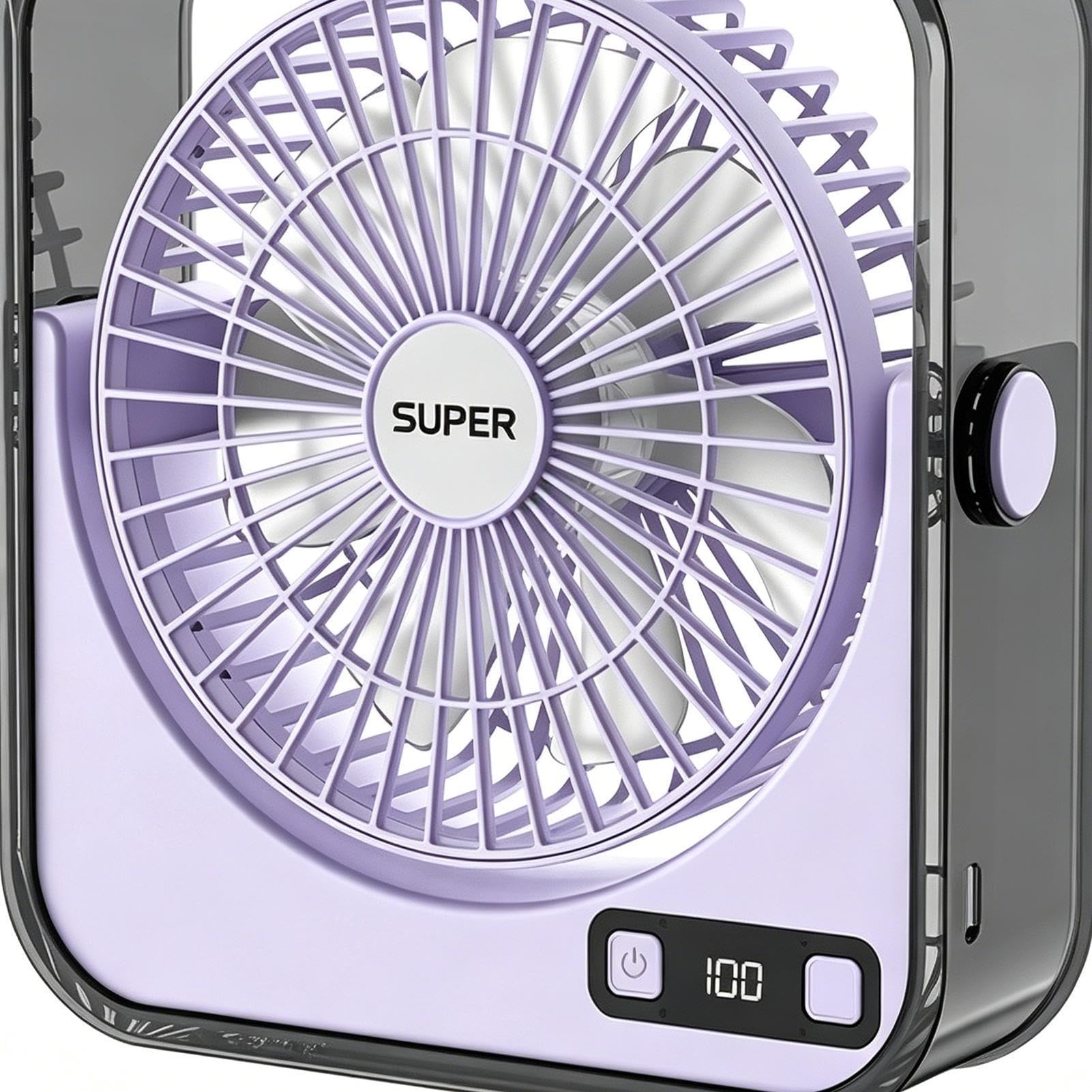 Ventilatore Da Scrivania Per Ufficio Basso Rumore Ricaricabile Velocità