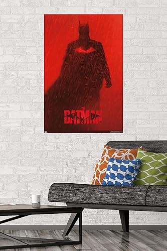 Miniatura 31 de Trends International DC Comics Movie The Batman - Póster de una hoja de Batman Teaser, 22.375 x 34 pulgadas, versión enmarcada en negro Versión