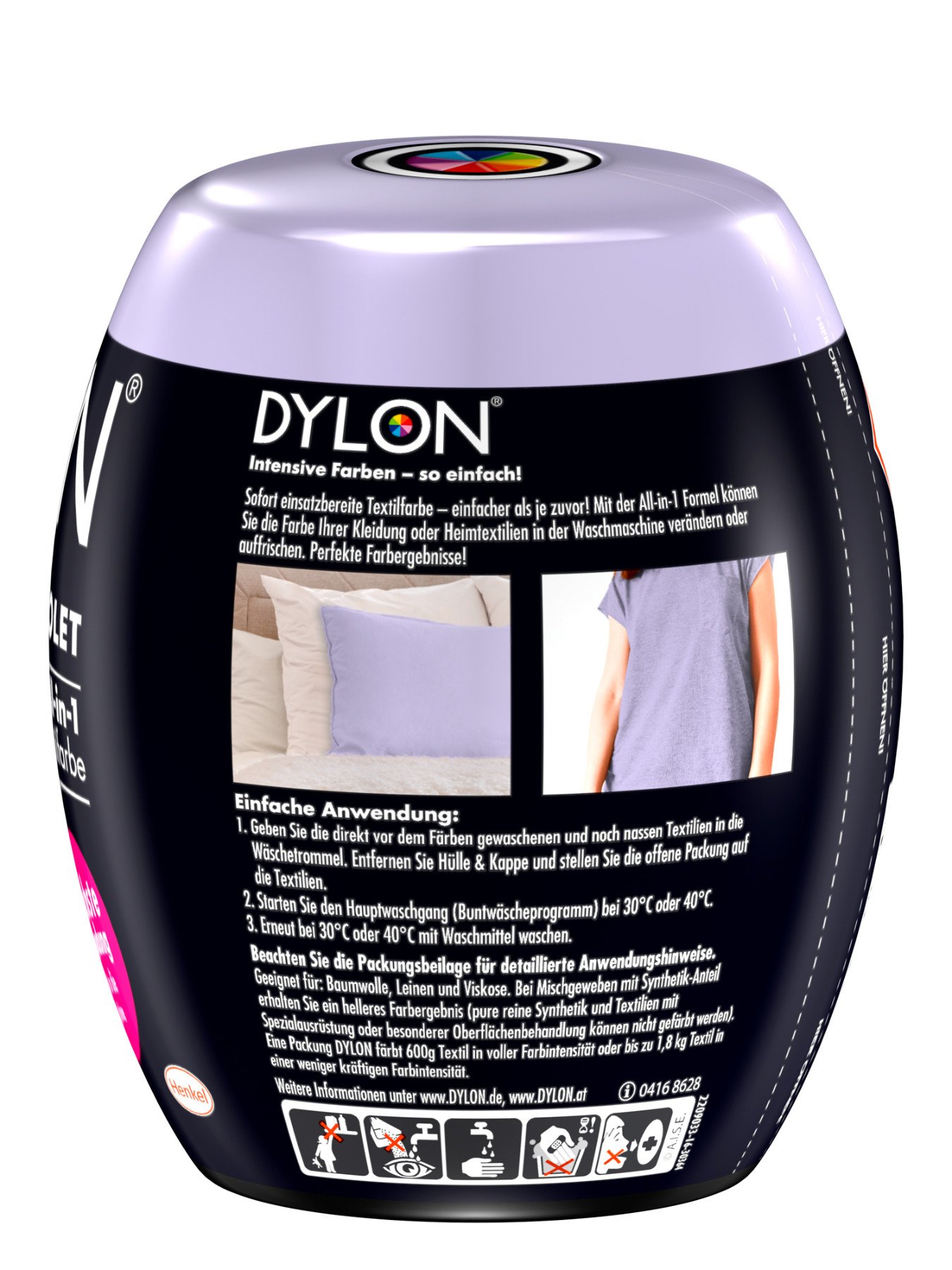 Dylon Dusty Violet – dyepod (1 X 350 G).