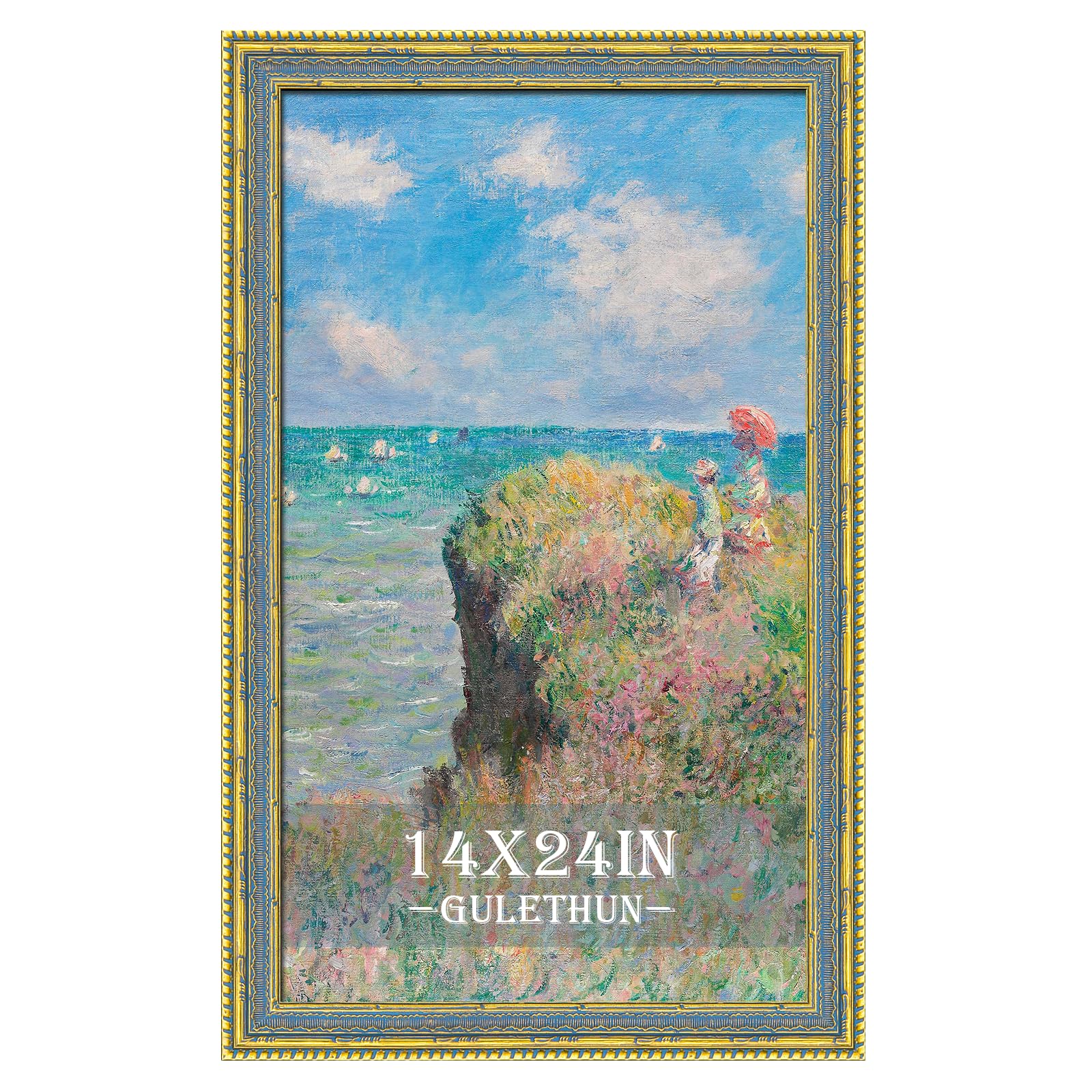 GULETHUN 14x24 Gold Vintage Picture Frame