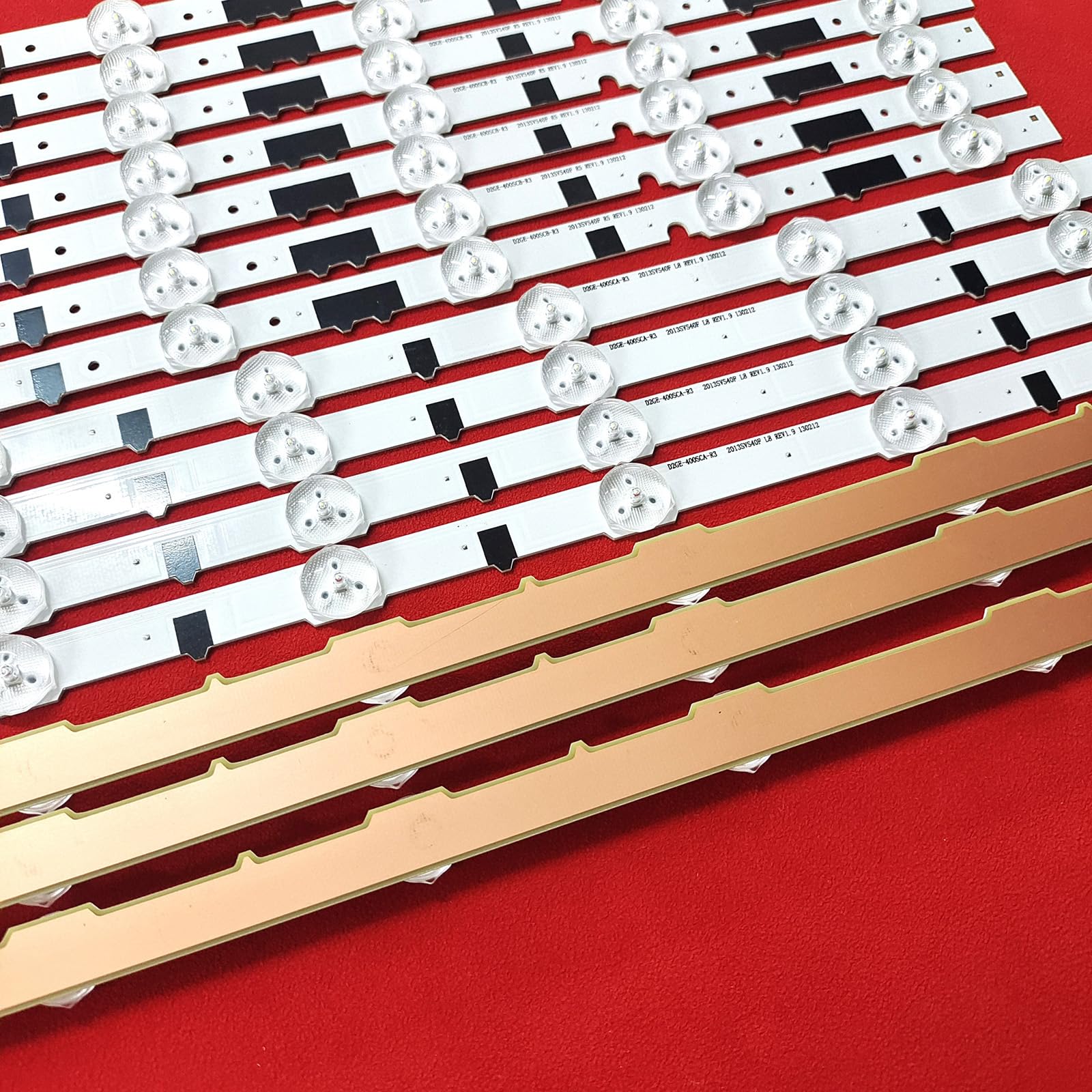 14 sztuk listwa oświetleniowa LED 5 + 8 lamp kompatybilny for SamSung 40 "TV UE40F5000 UE40F5700 UA40F5500 2013SVS40F D2GE-400SCA B-R3 BN96-25520A 25521