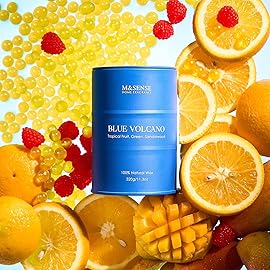 M&SENSE Tropical Fruit Soy Scented Candles Natural Non Toxic, Summer Candles 11.3oz 70 Hours Long Lasting Burning, Unique Candle Gifts Cozy Room Decor for Women Men