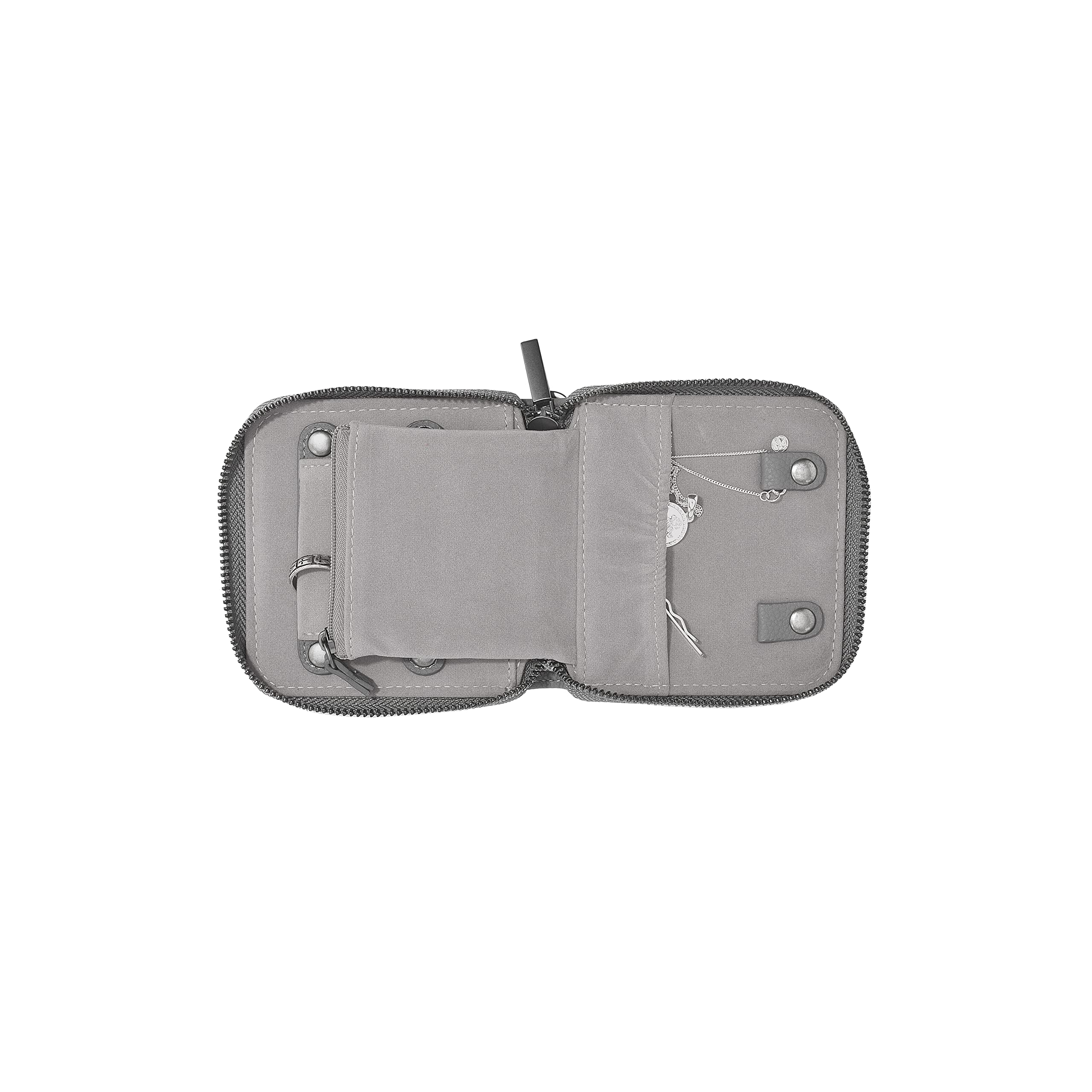 Stackers Slate Grey Compact Jewellery Roll