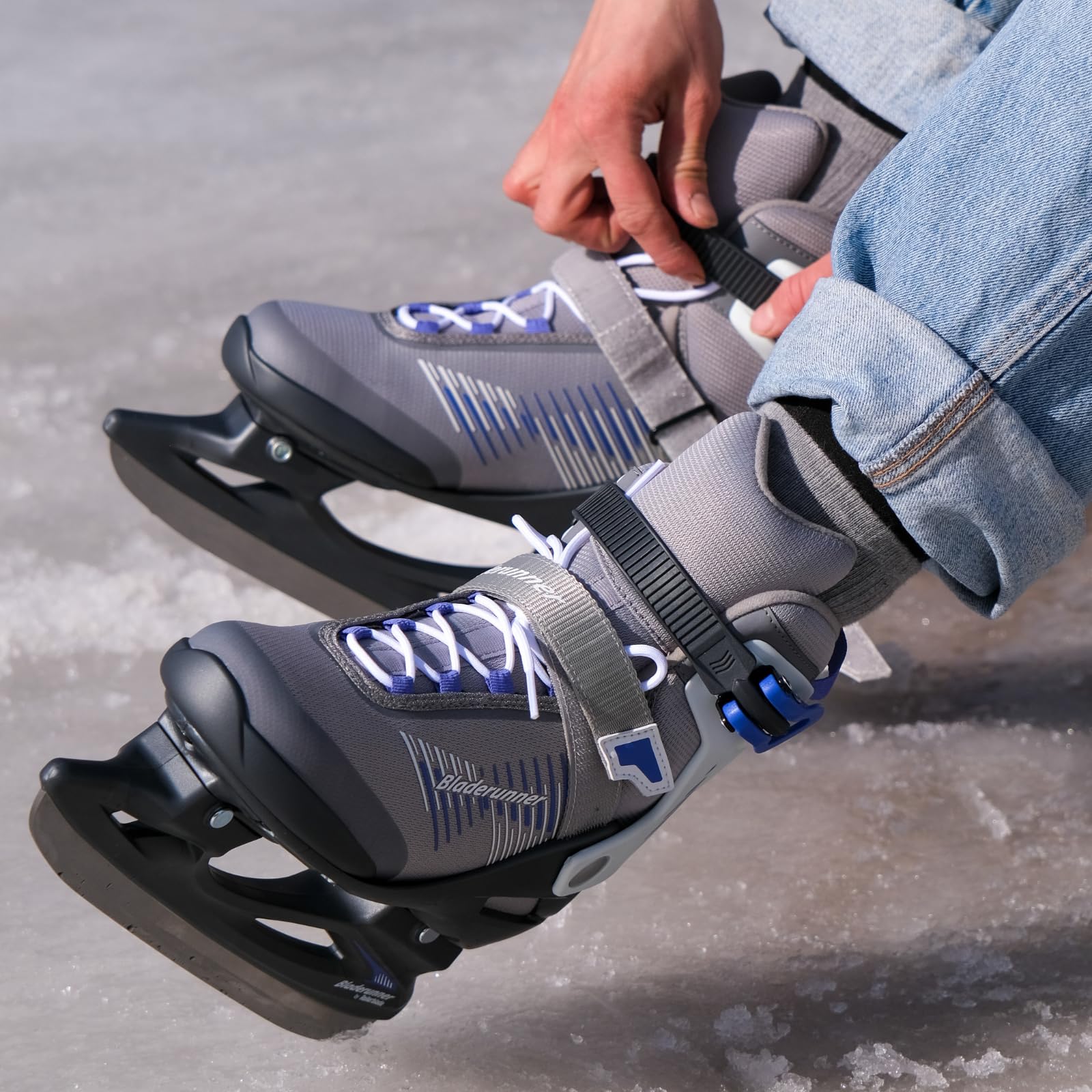 Rollerblade Igniter Ice W - Bladerunner Ice by Rollerblade Igniter - Pattini da Ghiaccio da Donna, Colore: Nero e Oro Rosa Donna